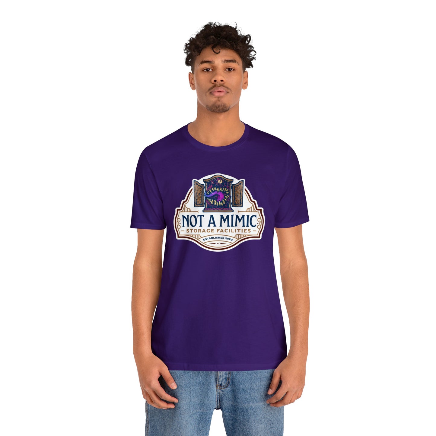 Not a Mimic Storage Facilities | Side Hustle Collection | Retail Fit Fantasy Geek Cotton T-shirt