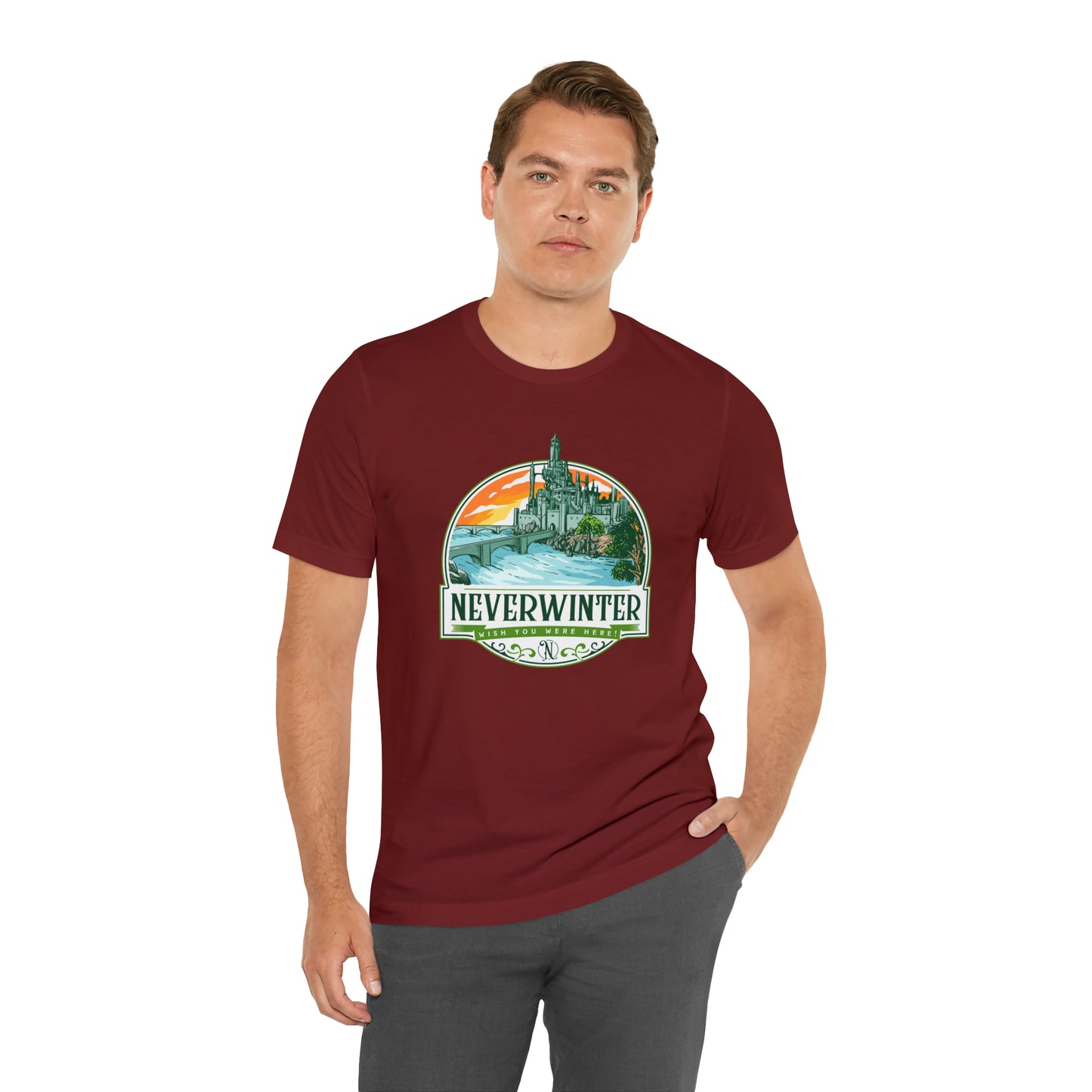 Neverwinter | Wish You Were Here Collection | Retail Fit Fantasy Geek Cotton T-shirt