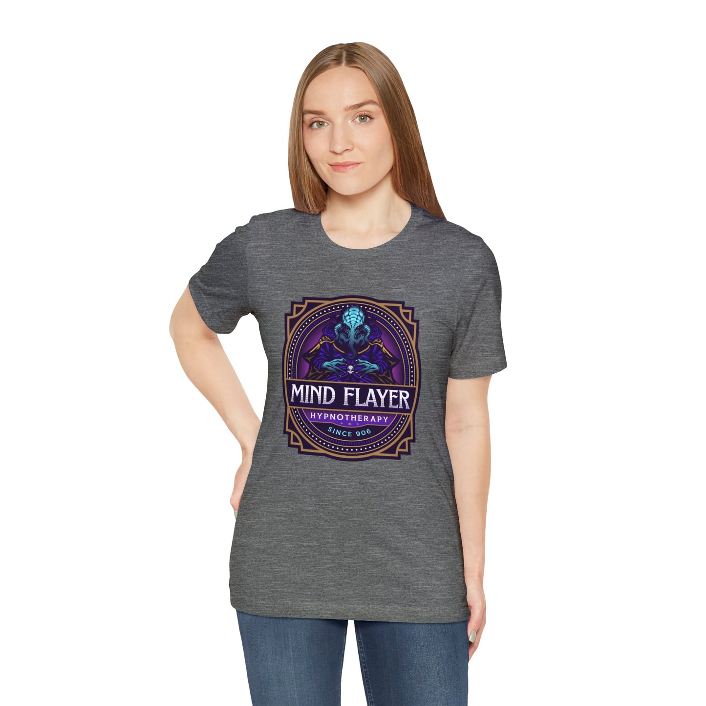 Mind Flayer Hypnotherapy | Side Hustle Collection | Retail Fit Fantasy Geek Cotton T-shirt