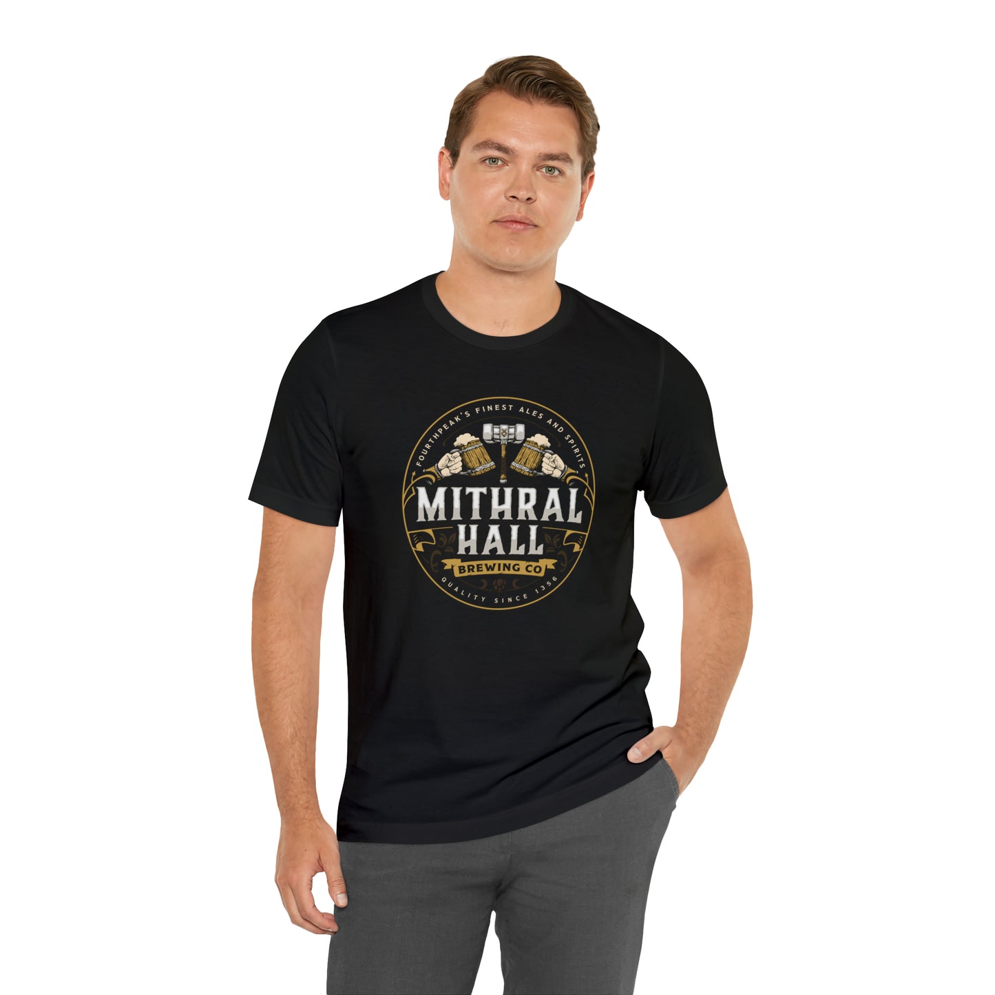 Mithral Hall | Wish You Were Here Collection | Retail Fit Fantasy Geek Cotton T-shirt