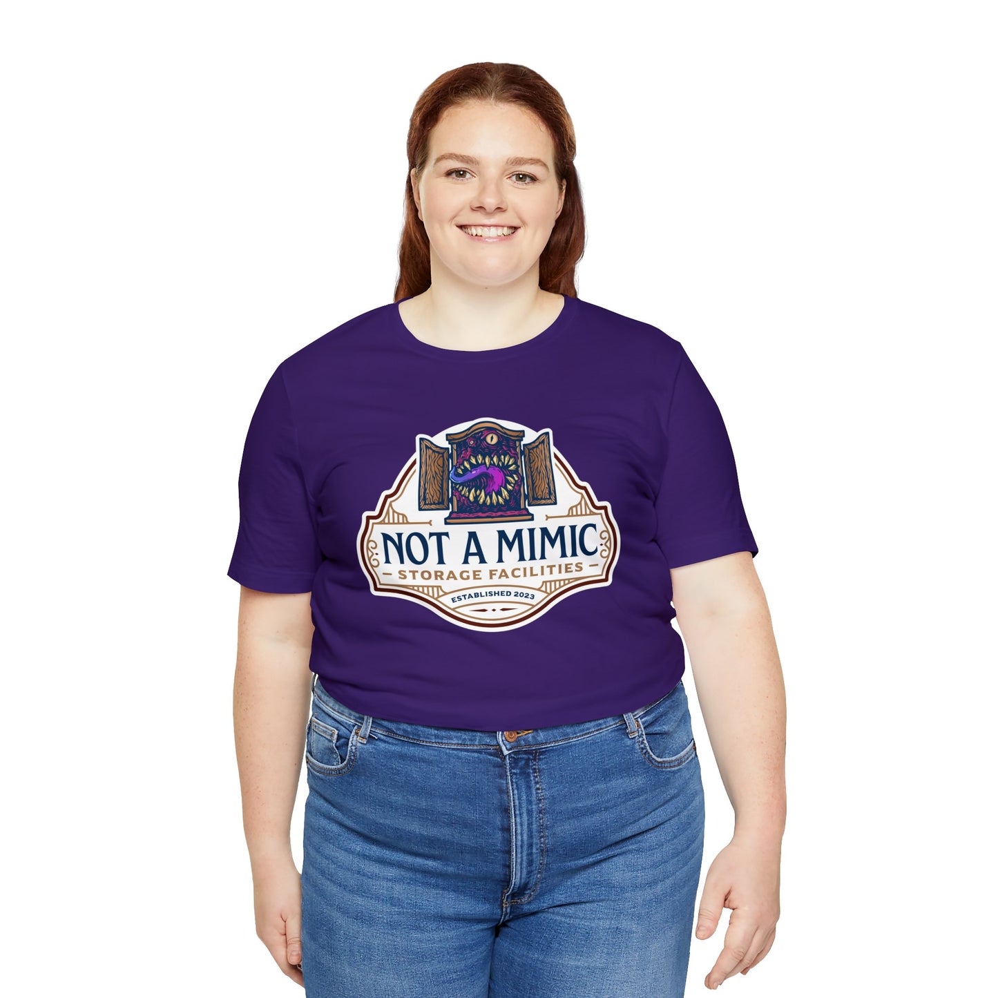 Not a Mimic Storage Facilities | Side Hustle Collection | Retail Fit Fantasy Geek Cotton T-shirt