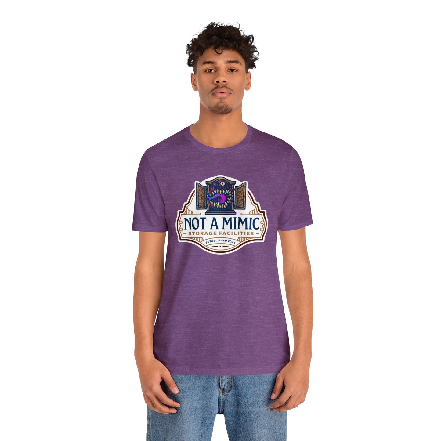 Not a Mimic Storage Facilities | Side Hustle Collection | Retail Fit Fantasy Geek Cotton T-shirt