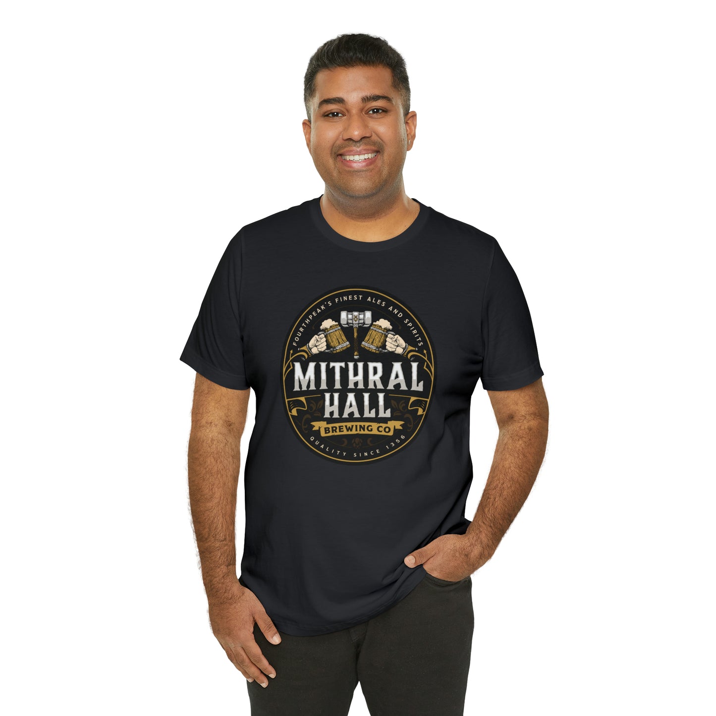 Mithral Hall | Wish You Were Here Collection | Retail Fit Fantasy Geek Cotton T-shirt