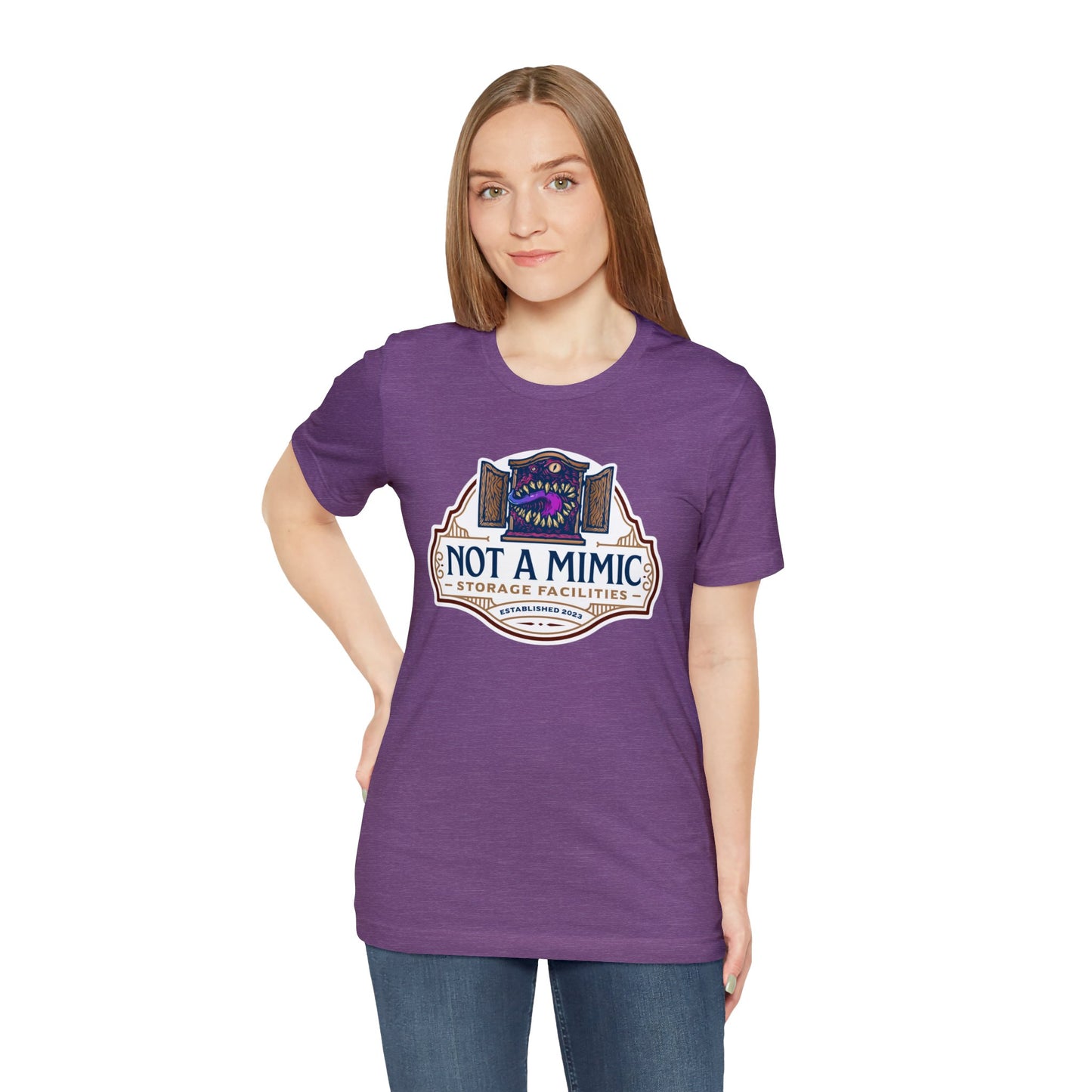 Not a Mimic Storage Facilities | Side Hustle Collection | Retail Fit Fantasy Geek Cotton T-shirt