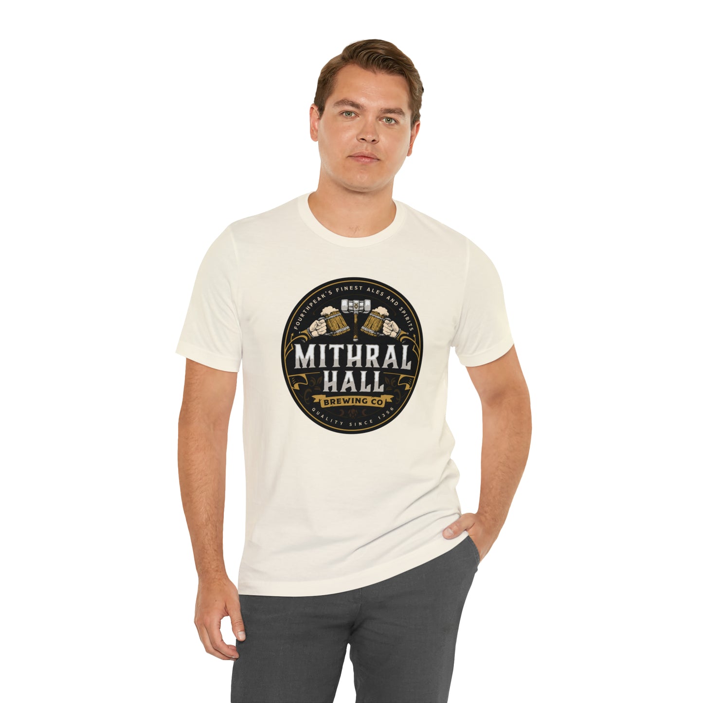 Mithral Hall | Wish You Were Here Collection | Retail Fit Fantasy Geek Cotton T-shirt