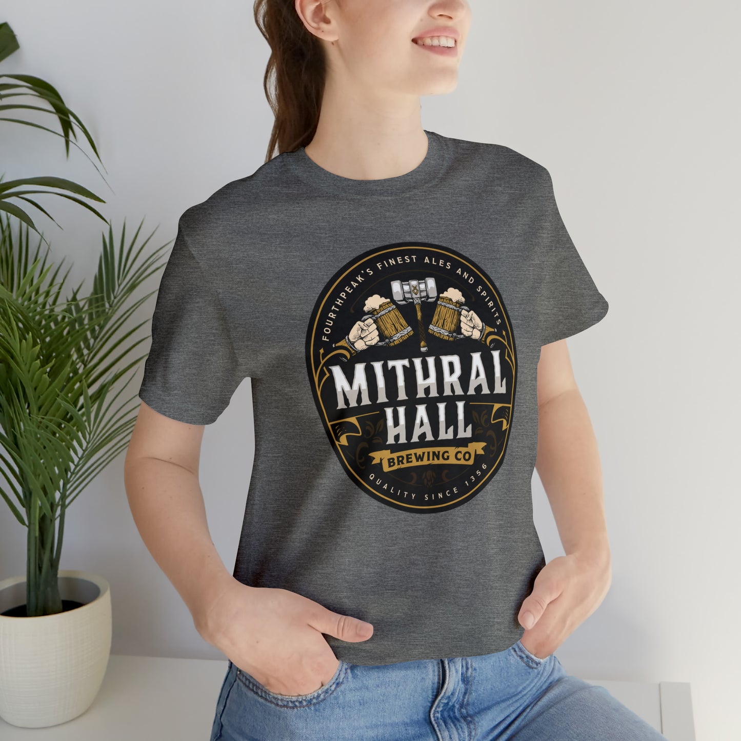Mithral Hall | Wish You Were Here Collection | Retail Fit Fantasy Geek Cotton T-shirt