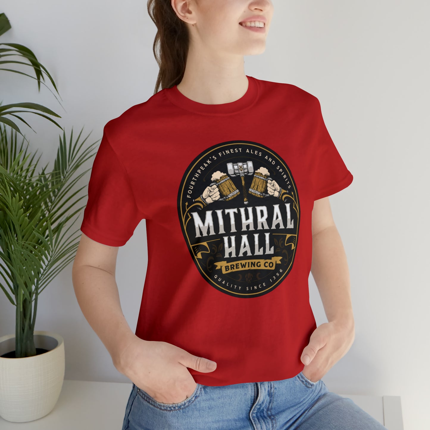 Mithral Hall | Wish You Were Here Collection | Retail Fit Fantasy Geek Cotton T-shirt