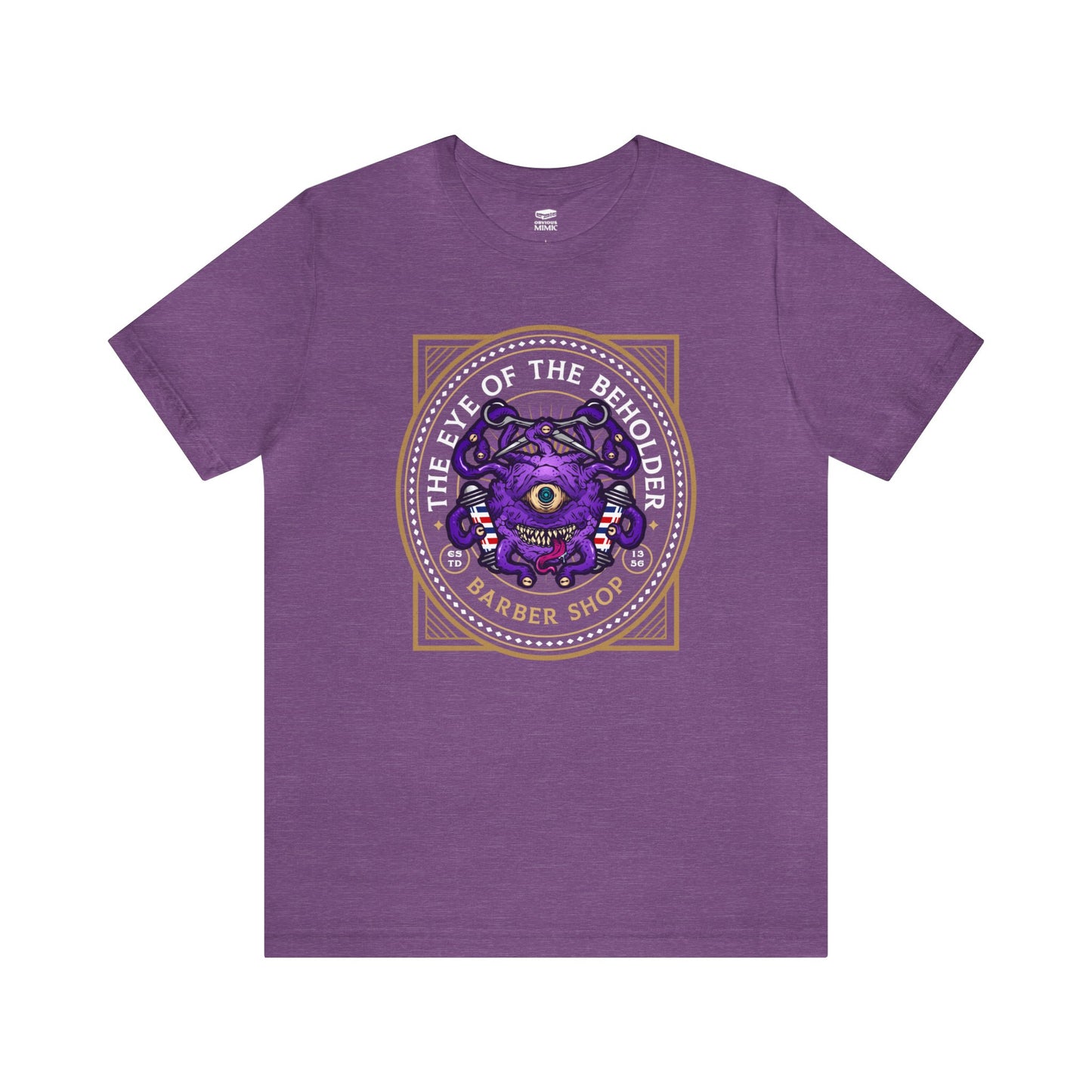 Eye of the Beholder Barber Shop | Side Hustle Collection | Retail Fit Fantasy Geek Cotton T-shirt
