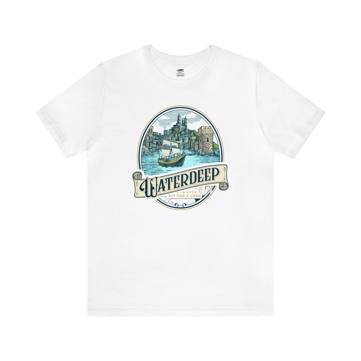Waterdeep | Wish You Were Here Collection | Retail Fit Fantasy Geek Cotton T-shirt
