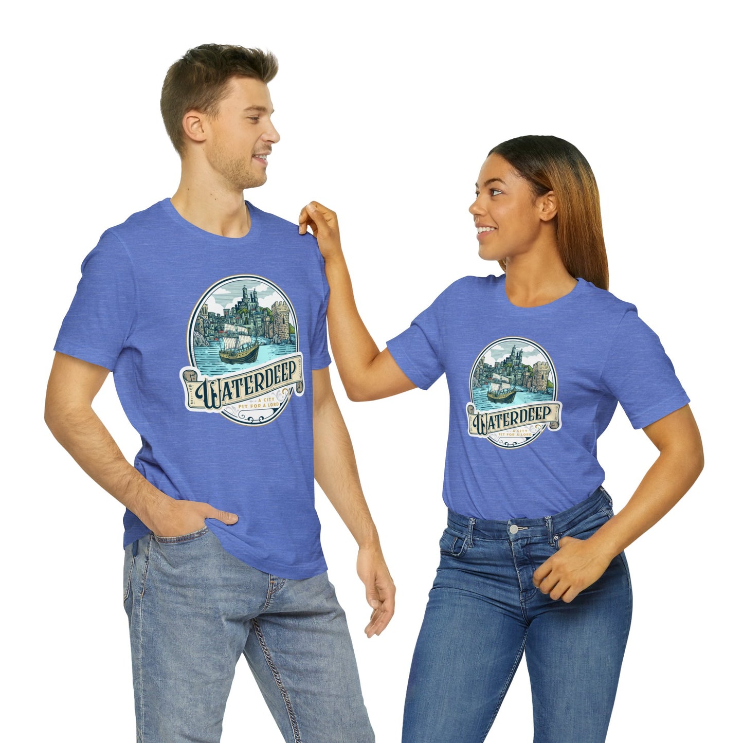 Waterdeep | Wish You Were Here Collection | Retail Fit Fantasy Geek Cotton T-shirt