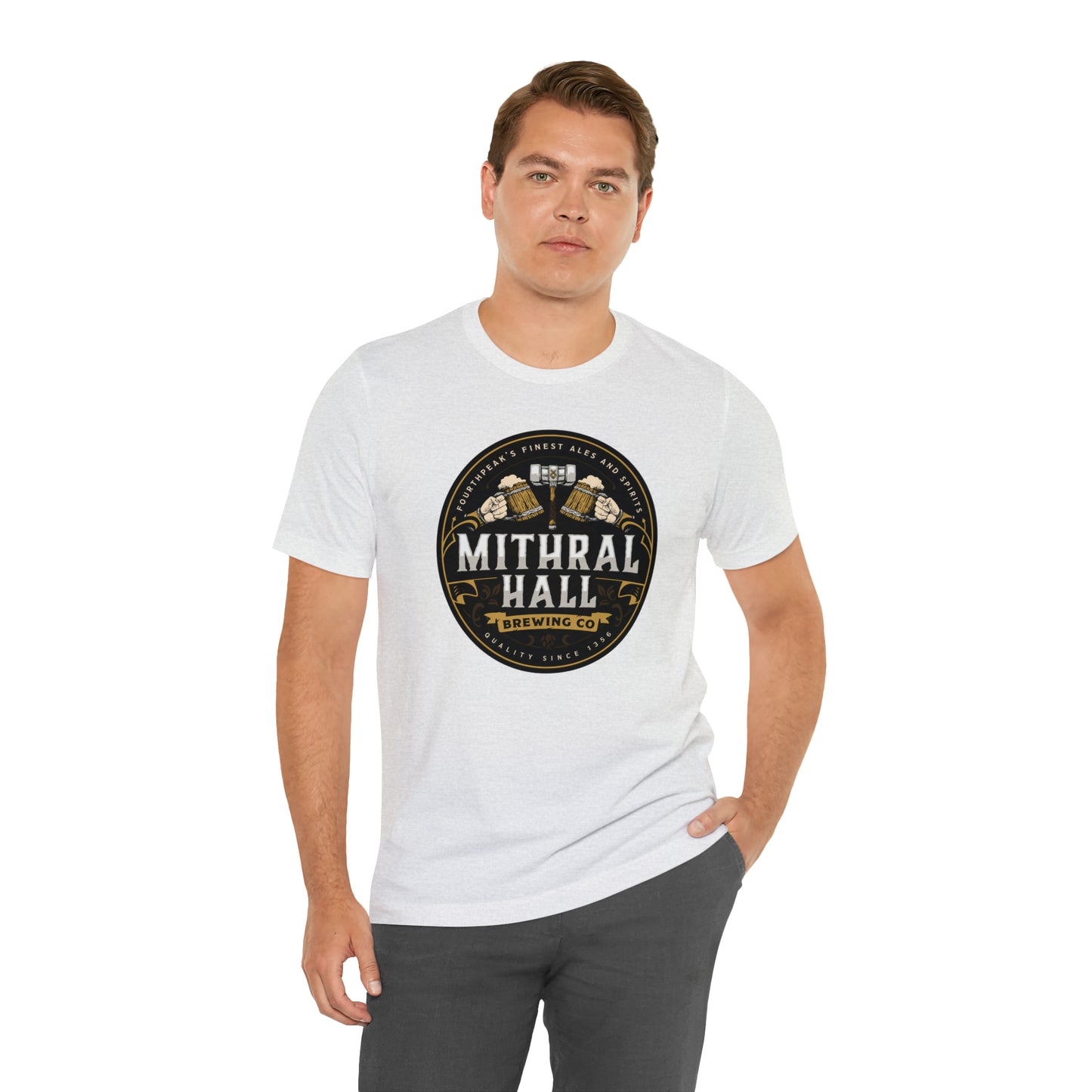 Mithral Hall | Wish You Were Here Collection | Retail Fit Fantasy Geek Cotton T-shirt