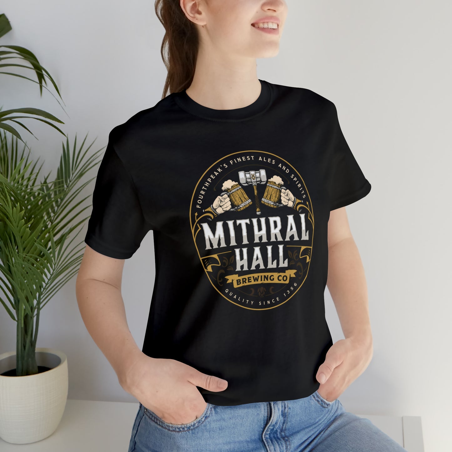 Mithral Hall | Wish You Were Here Collection | Retail Fit Fantasy Geek Cotton T-shirt