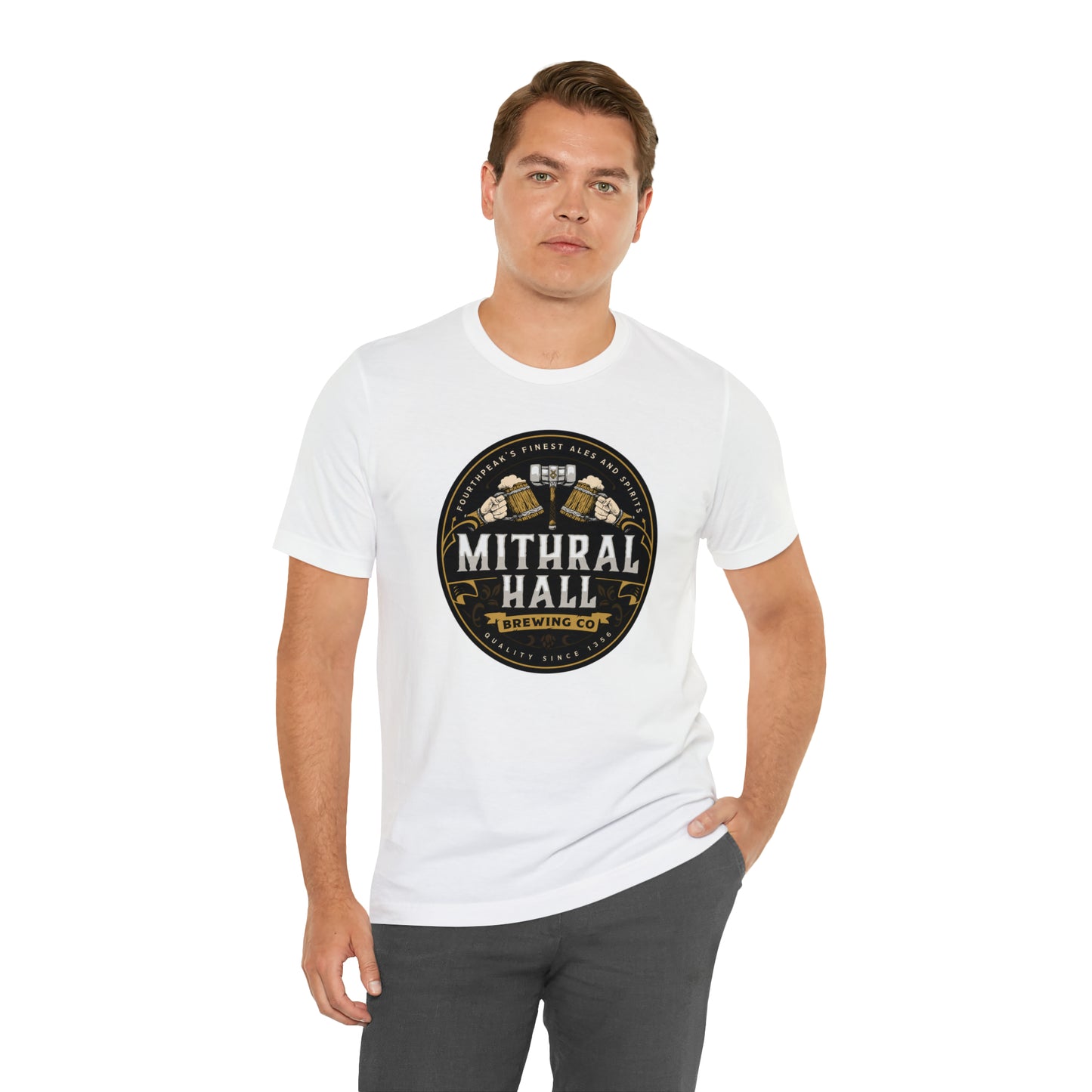 Mithral Hall | Wish You Were Here Collection | Retail Fit Fantasy Geek Cotton T-shirt