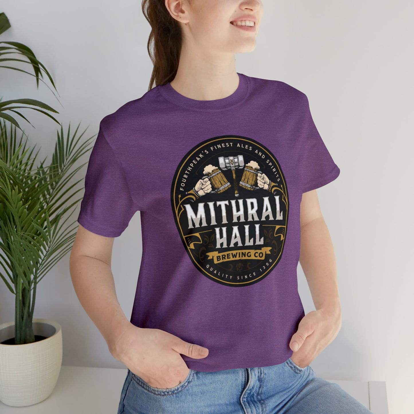 Mithral Hall | Wish You Were Here Collection | Retail Fit Fantasy Geek Cotton T-shirt