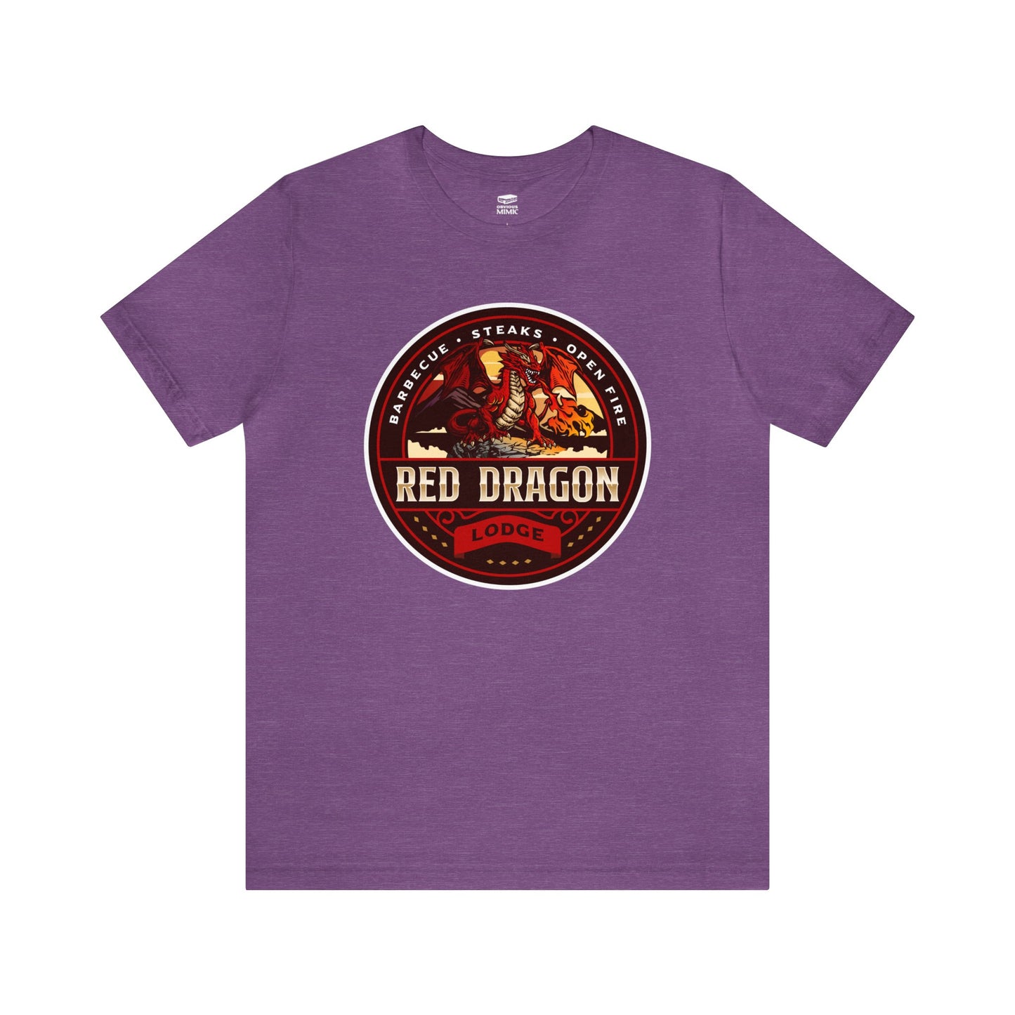 Red Dragon Lodge | Side Hustle Collection | Retail Fit Fantasy Geek Cotton T-shirt