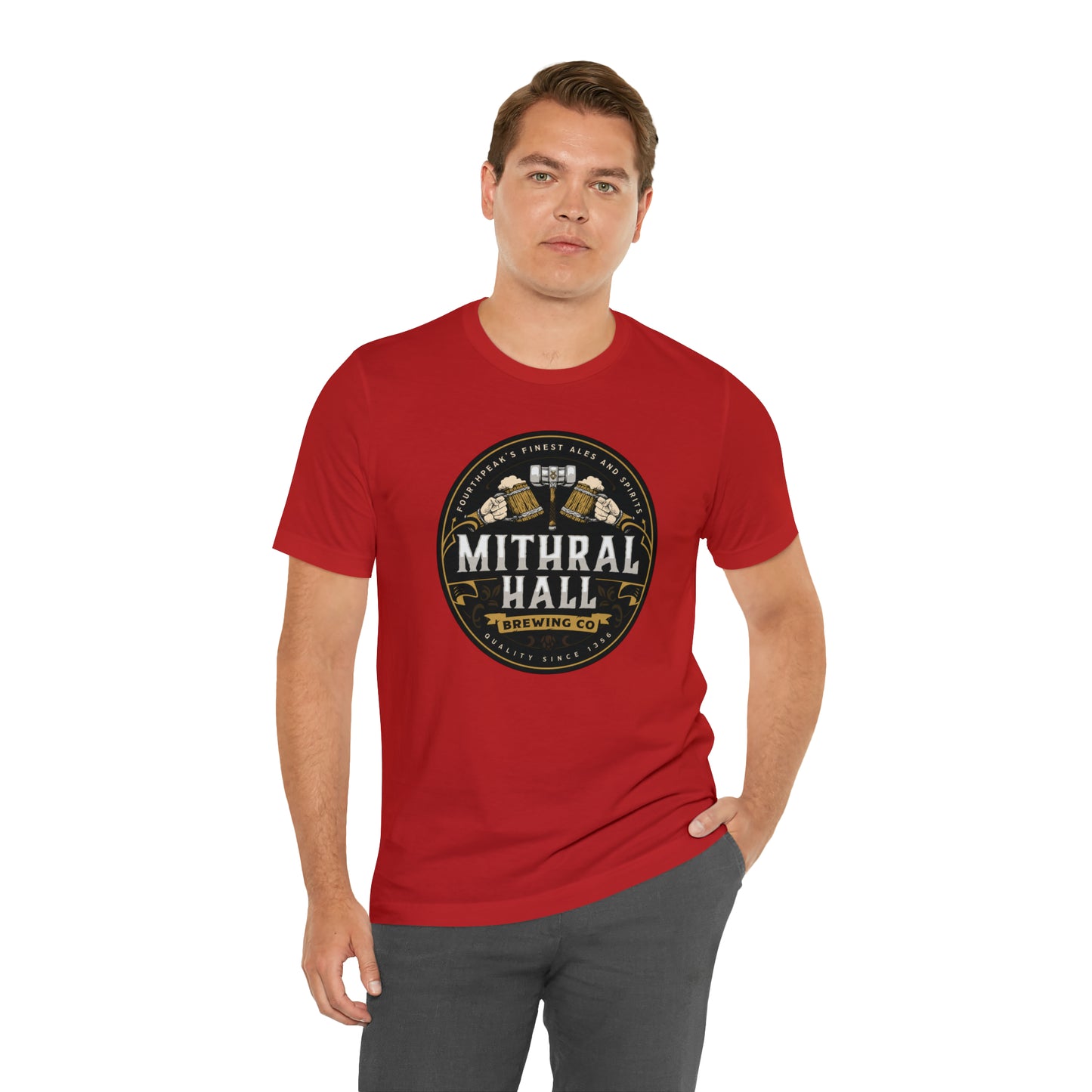 Mithral Hall | Wish You Were Here Collection | Retail Fit Fantasy Geek Cotton T-shirt