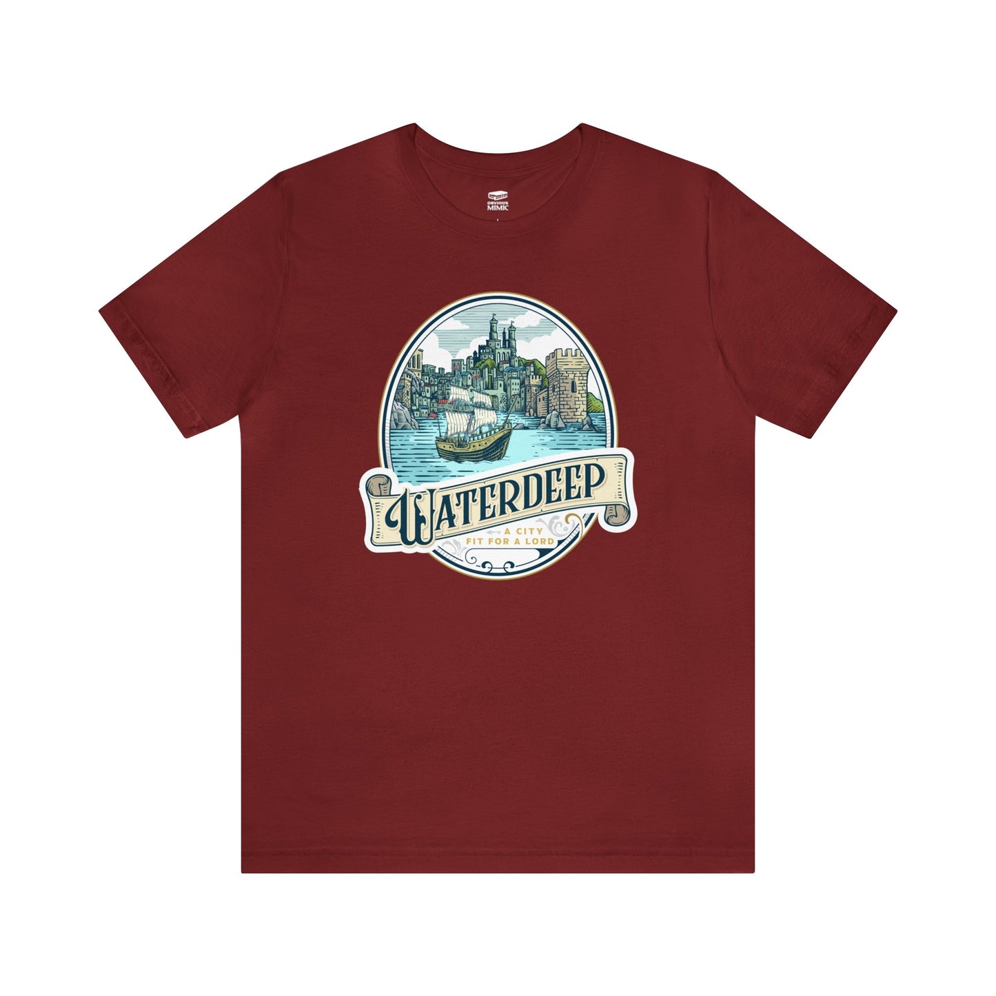 Waterdeep | Wish You Were Here Collection | Retail Fit Fantasy Geek Cotton T-shirt
