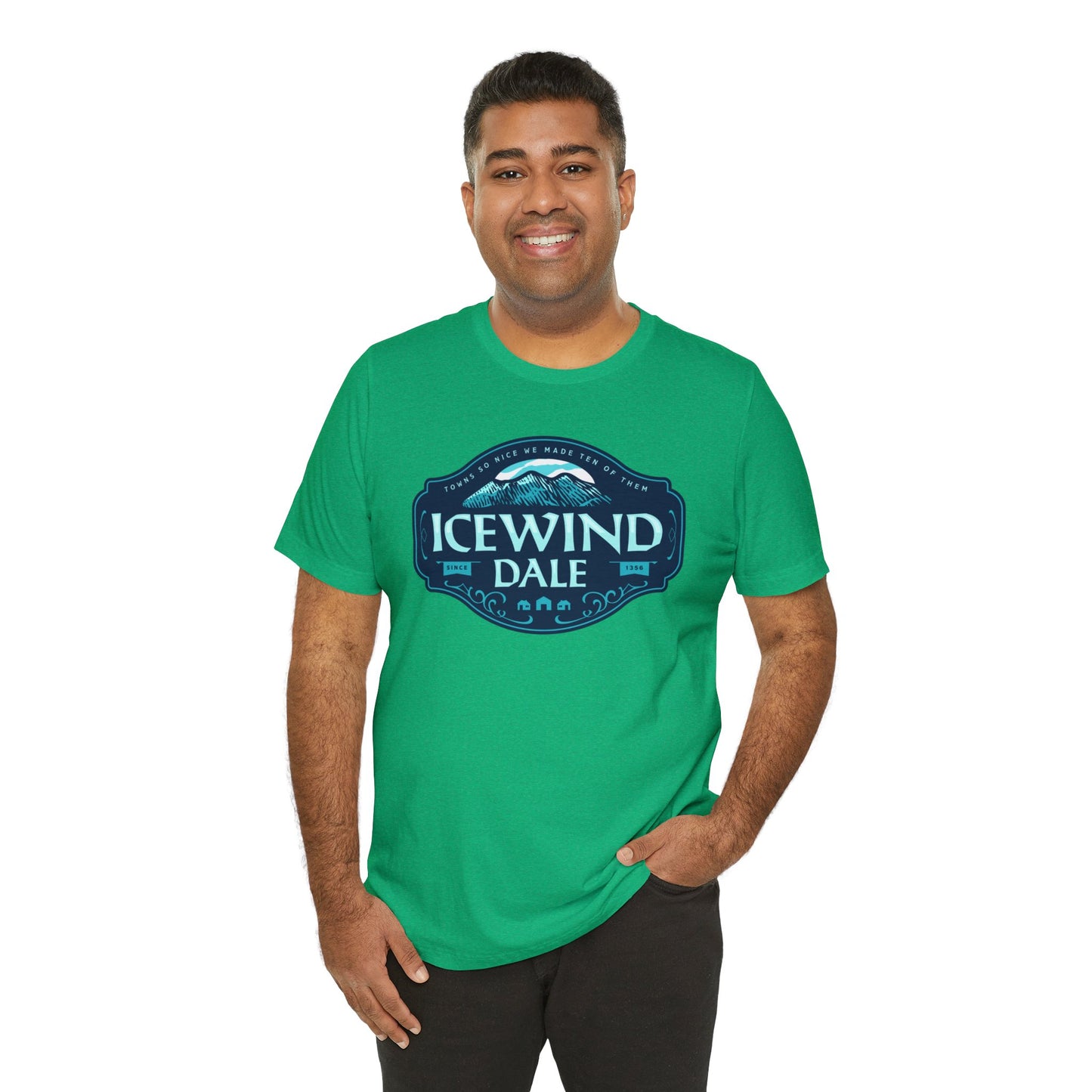 Icewind Dale | Wish You Were Here Collection | Retail Fit Fantasy Geek Cotton T-shirt