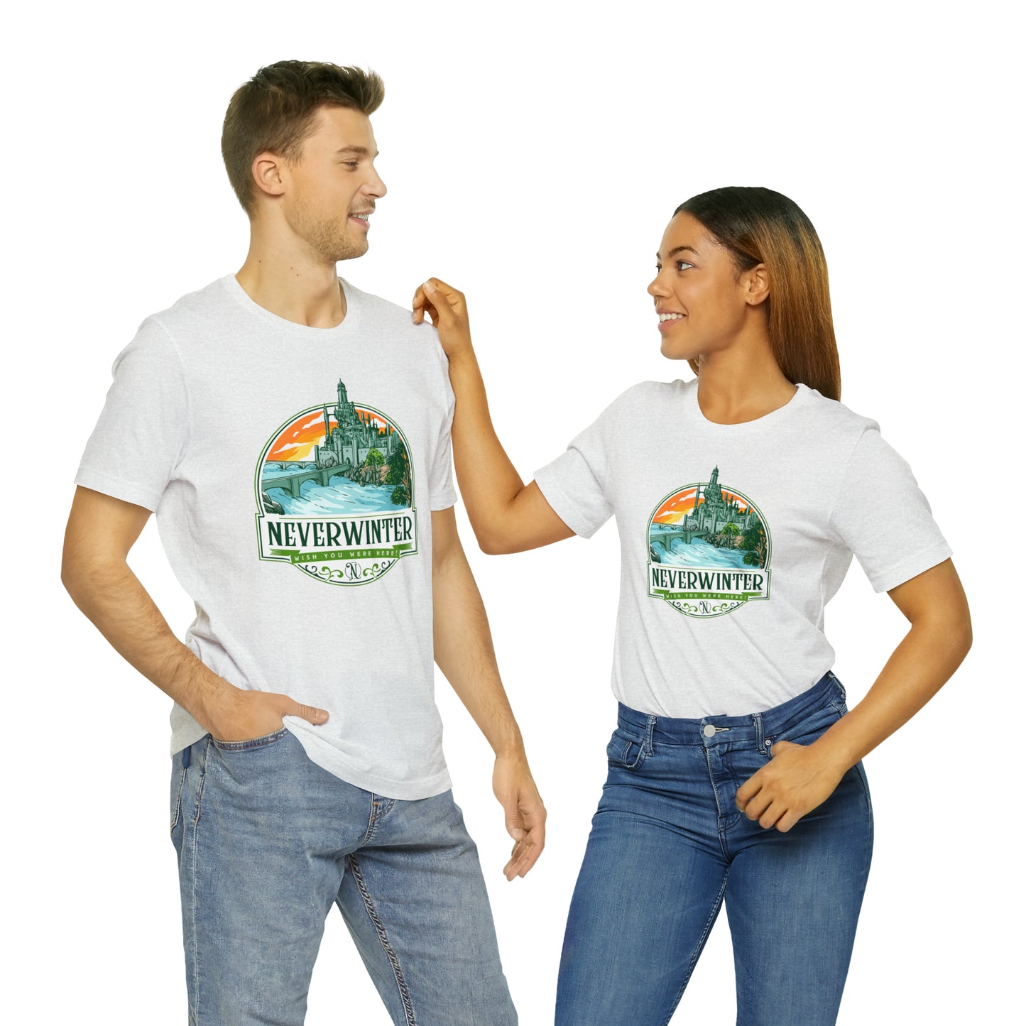 Neverwinter | Wish You Were Here Collection | Retail Fit Fantasy Geek Cotton T-shirt