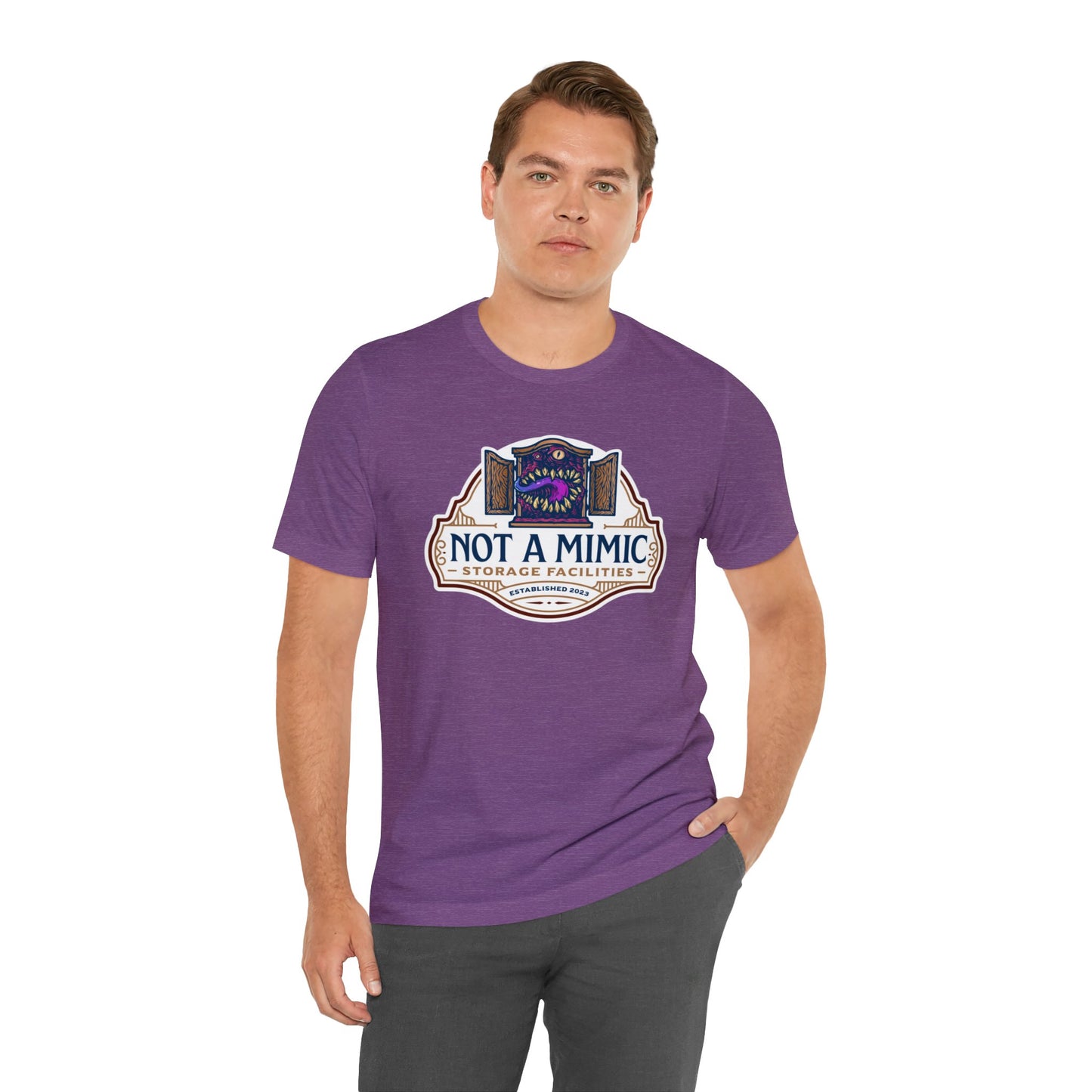 Not a Mimic Storage Facilities | Side Hustle Collection | Retail Fit Fantasy Geek Cotton T-shirt
