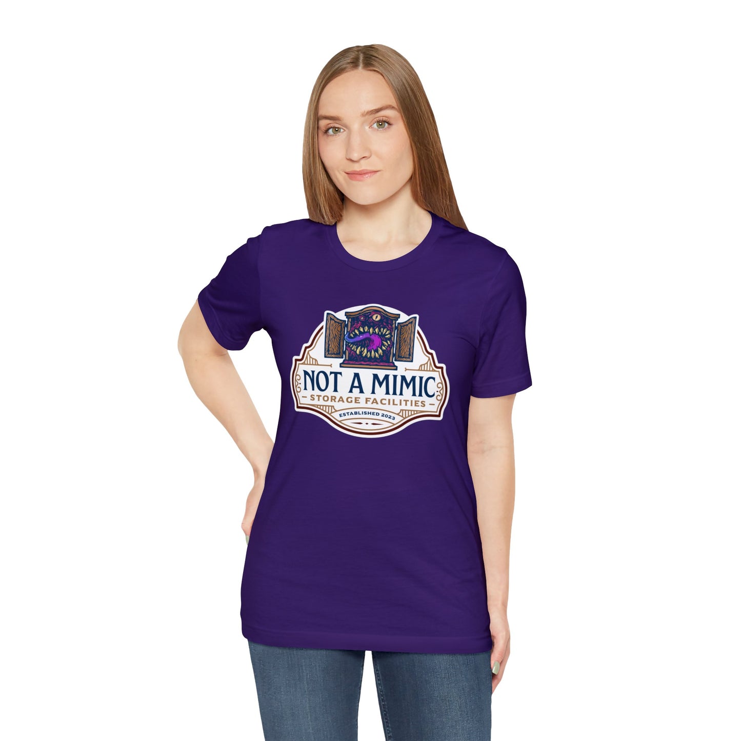 Not a Mimic Storage Facilities | Side Hustle Collection | Retail Fit Fantasy Geek Cotton T-shirt