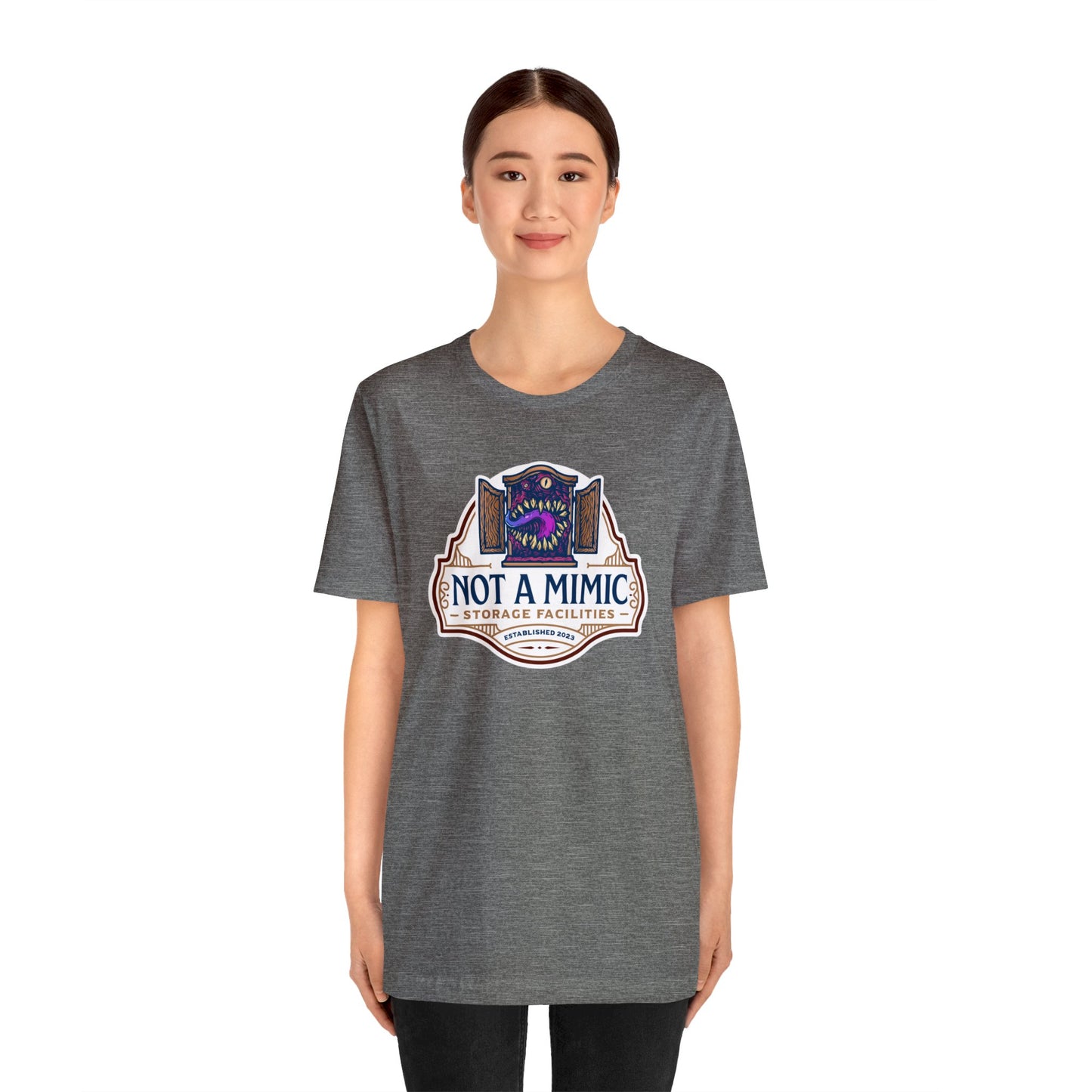 Not a Mimic Storage Facilities | Side Hustle Collection | Retail Fit Fantasy Geek Cotton T-shirt
