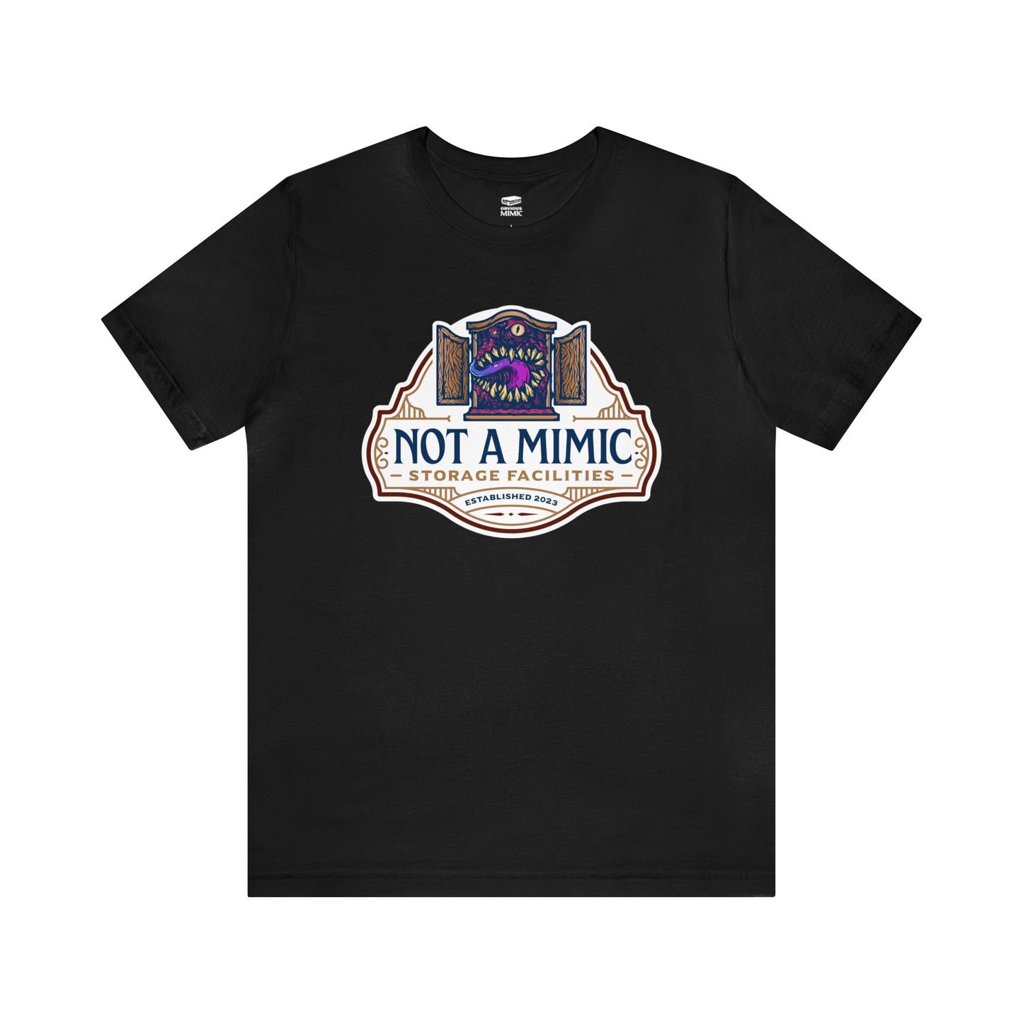Not a Mimic Storage Facilities | Side Hustle Collection | Retail Fit Fantasy Geek Cotton T-shirt