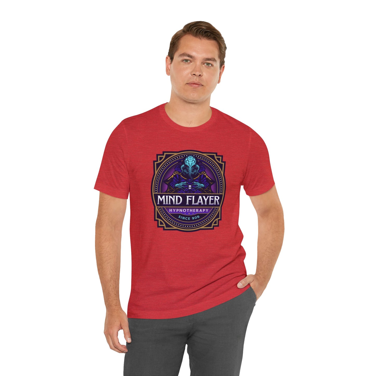 Mind Flayer Hypnotherapy | Side Hustle Collection | Retail Fit Fantasy Geek Cotton T-shirt
