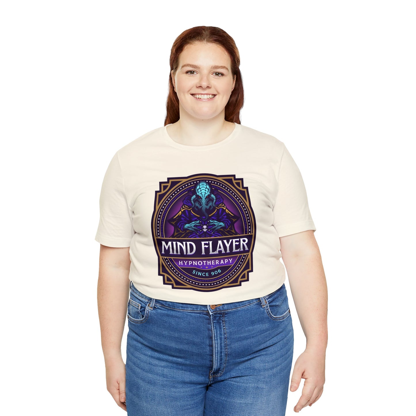 Mind Flayer Hypnotherapy | Side Hustle Collection | Retail Fit Fantasy Geek Cotton T-shirt
