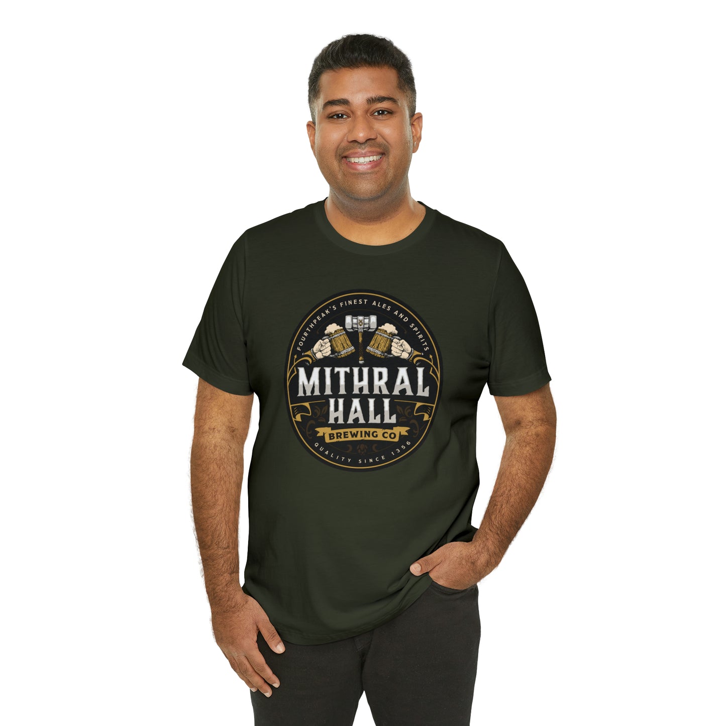 Mithral Hall | Wish You Were Here Collection | Retail Fit Fantasy Geek Cotton T-shirt