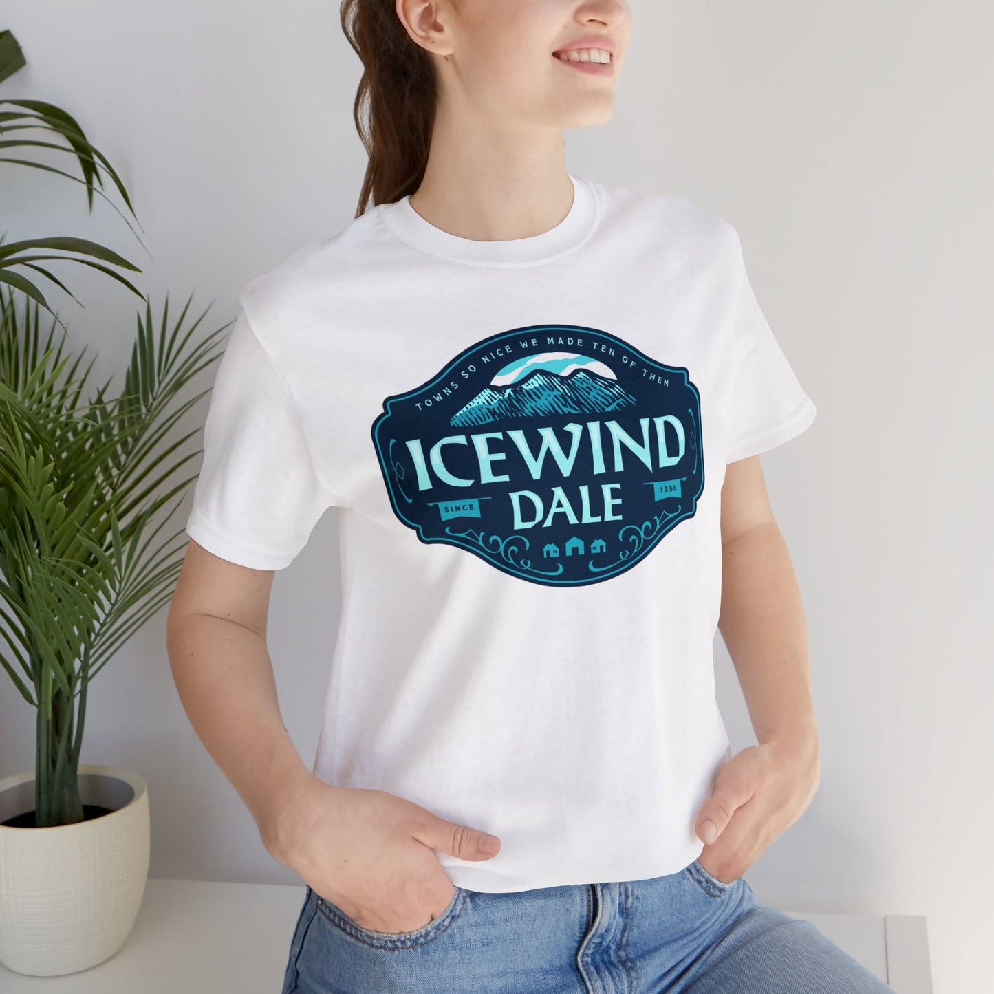 Icewind Dale | Wish You Were Here Collection | Retail Fit Fantasy Geek Cotton T-shirt