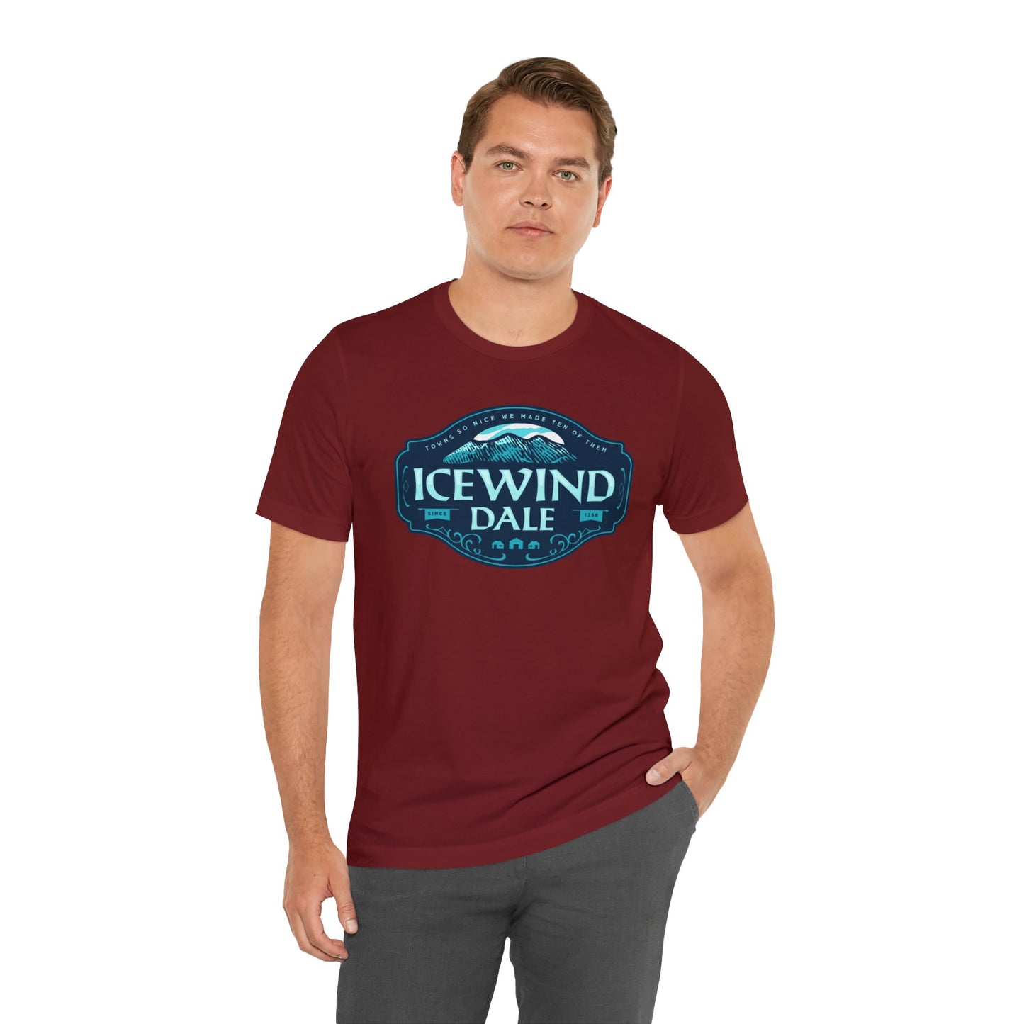 Icewind Dale | Wish You Were Here Collection | Retail Fit Fantasy Geek Cotton T-shirt