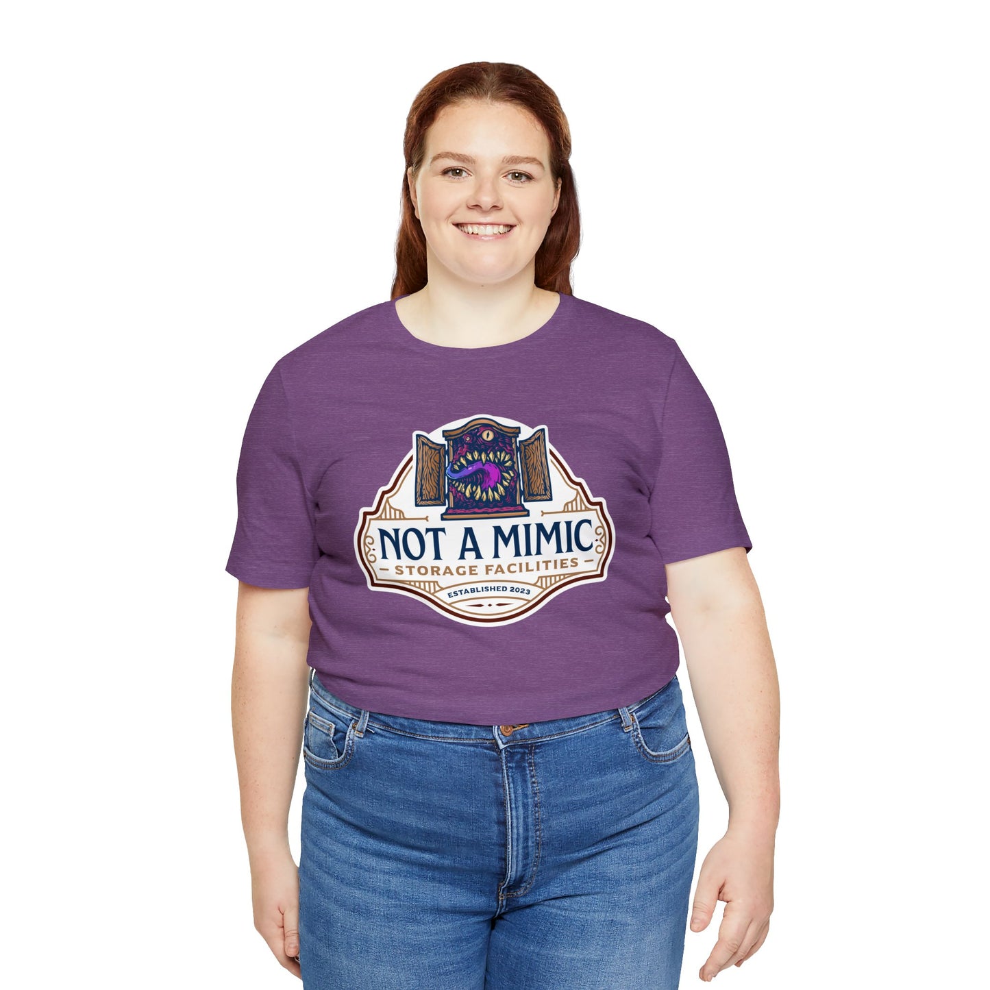 Not a Mimic Storage Facilities | Side Hustle Collection | Retail Fit Fantasy Geek Cotton T-shirt
