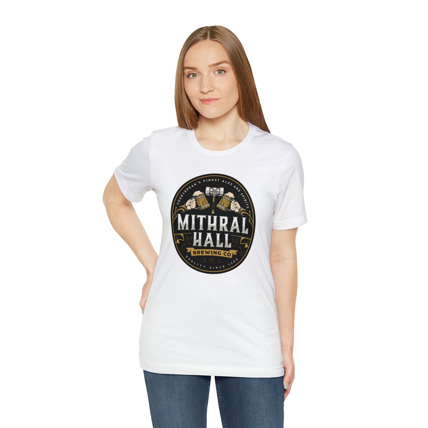 Mithral Hall | Wish You Were Here Collection | Retail Fit Fantasy Geek Cotton T-shirt