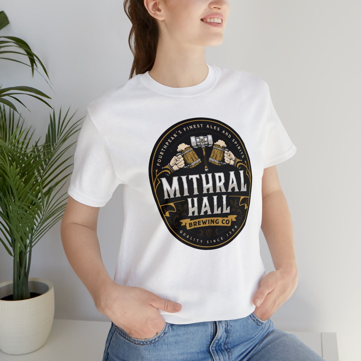 Mithral Hall | Wish You Were Here Collection | Retail Fit Fantasy Geek Cotton T-shirt
