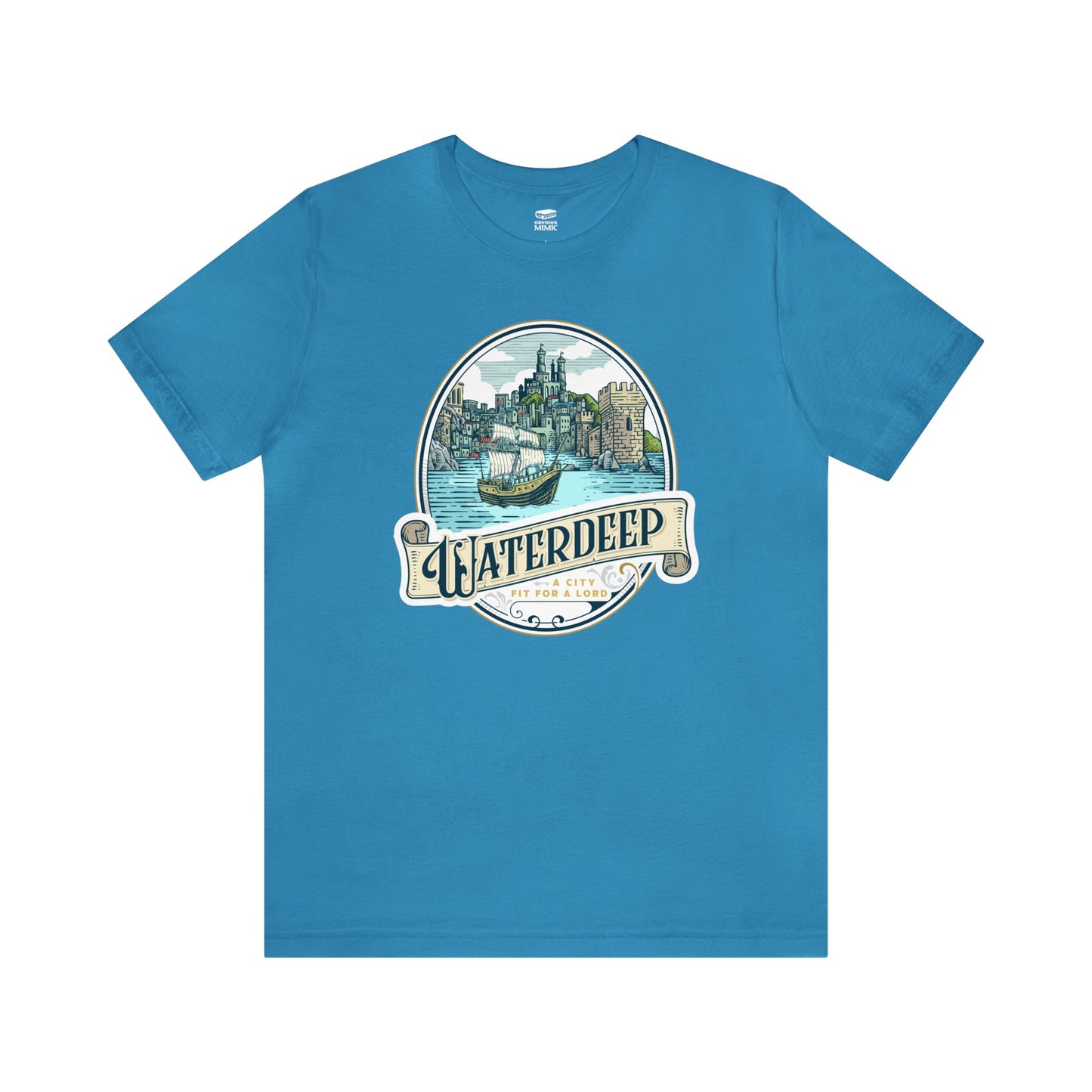 Waterdeep | Wish You Were Here Collection | Retail Fit Fantasy Geek Cotton T-shirt