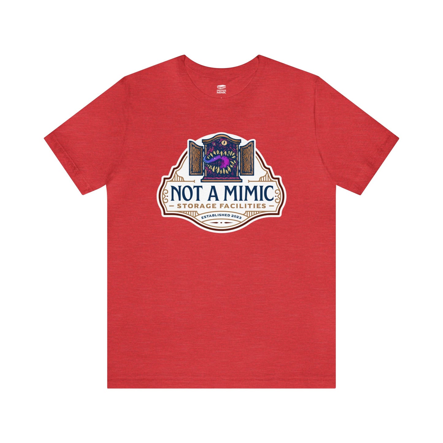 Not a Mimic Storage Facilities | Side Hustle Collection | Retail Fit Fantasy Geek Cotton T-shirt
