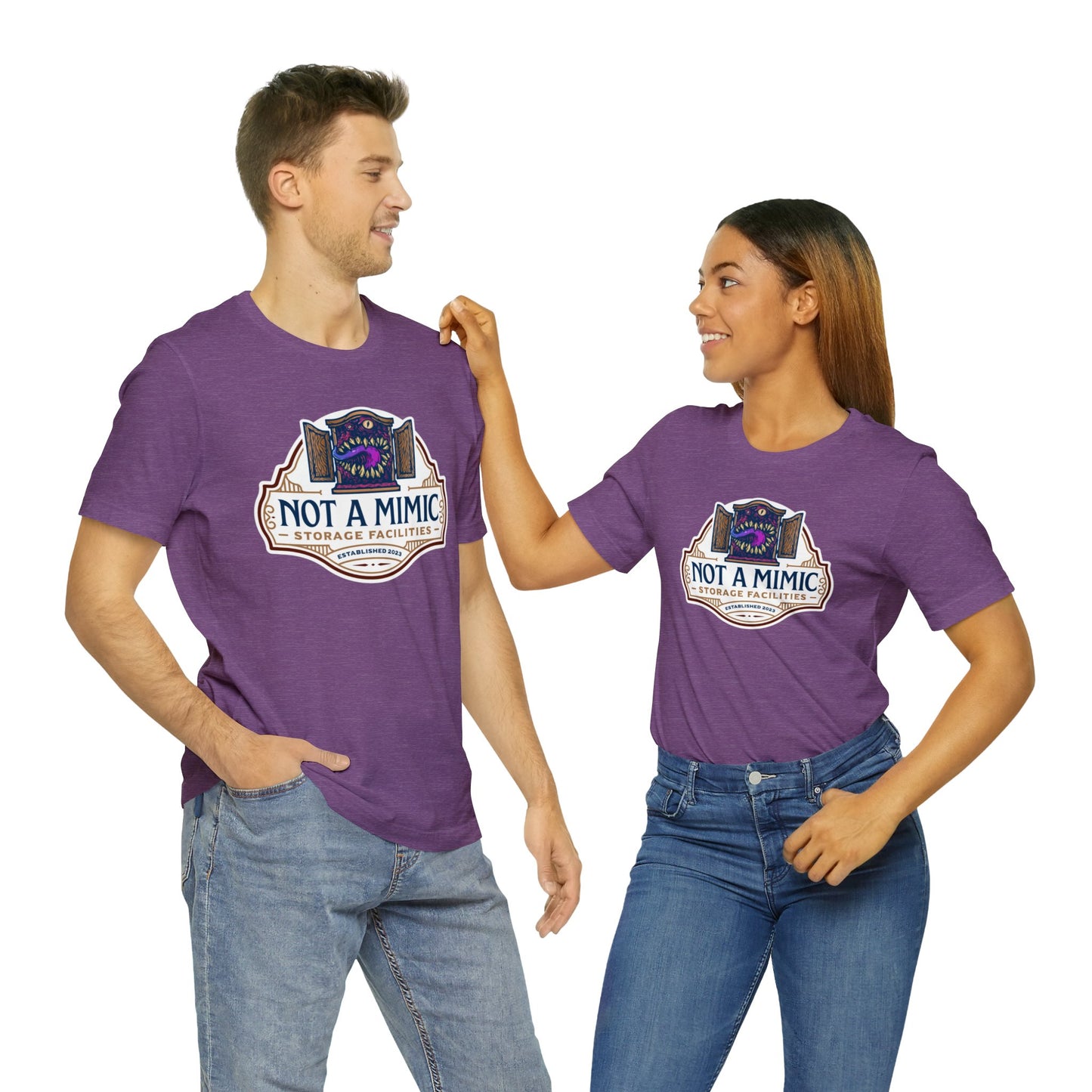 Not a Mimic Storage Facilities | Side Hustle Collection | Retail Fit Fantasy Geek Cotton T-shirt