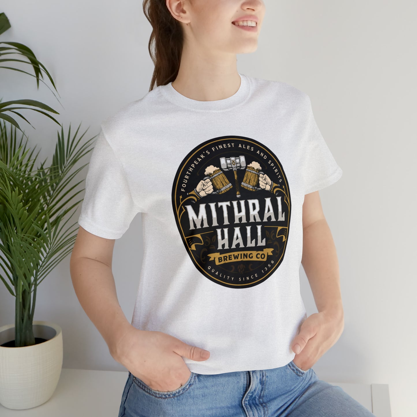 Mithral Hall | Wish You Were Here Collection | Retail Fit Fantasy Geek Cotton T-shirt