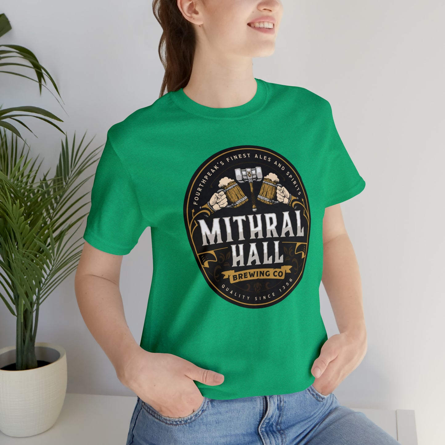 Mithral Hall | Wish You Were Here Collection | Retail Fit Fantasy Geek Cotton T-shirt