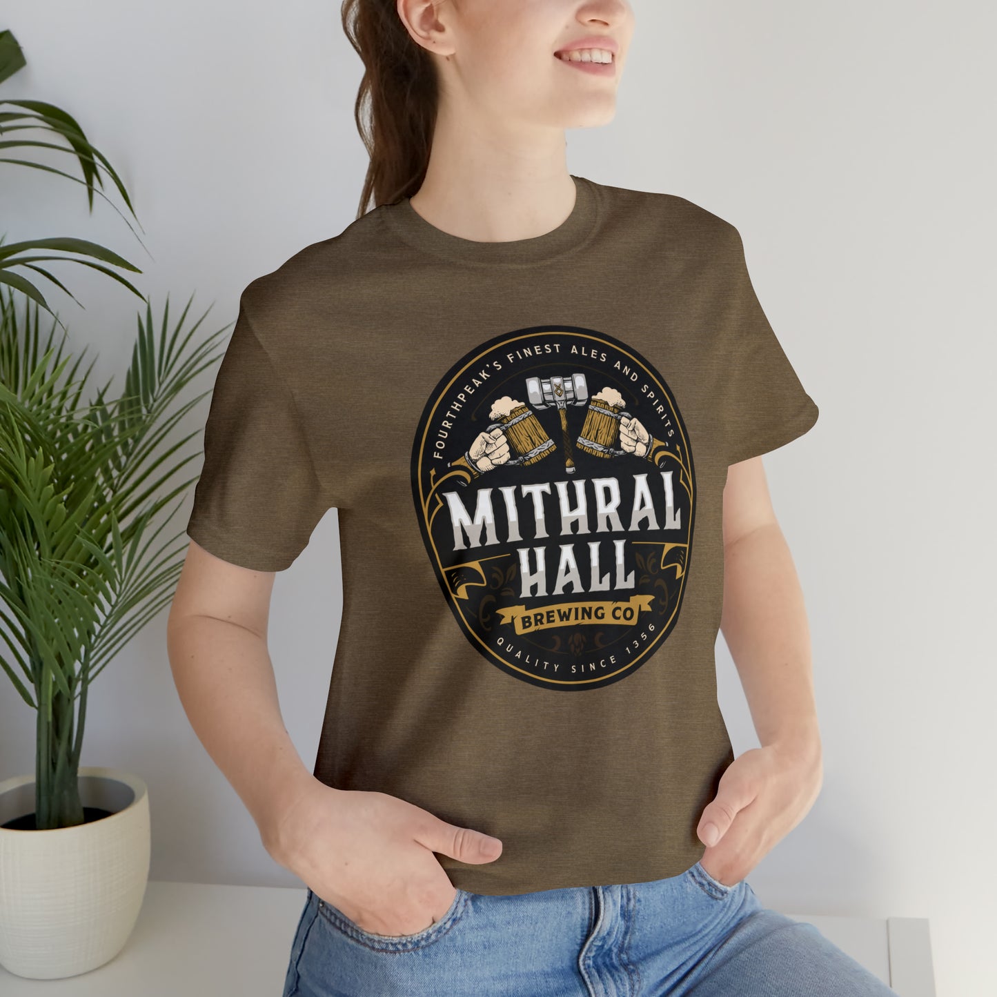 Mithral Hall | Wish You Were Here Collection | Retail Fit Fantasy Geek Cotton T-shirt