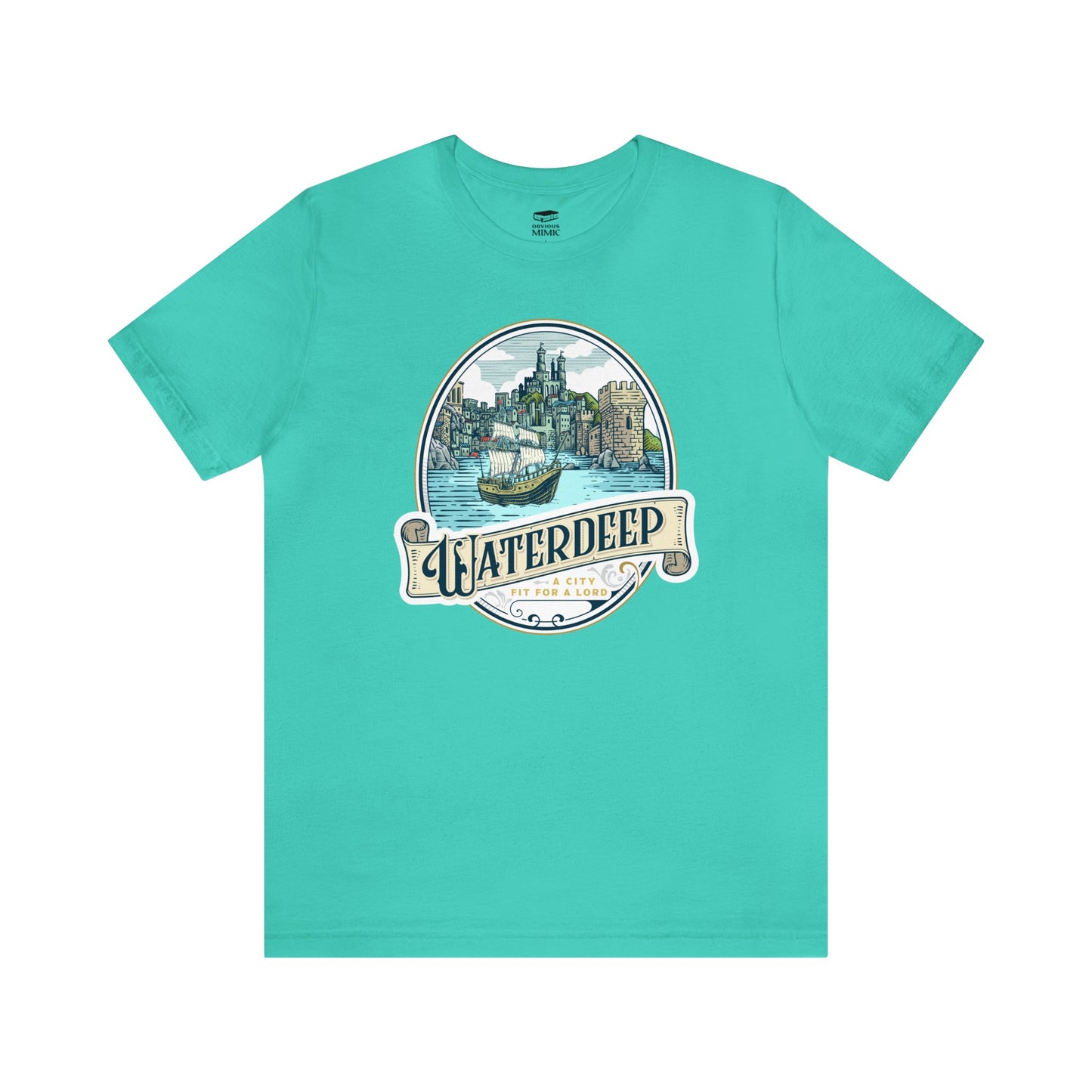 Waterdeep | Wish You Were Here Collection | Retail Fit Fantasy Geek Cotton T-shirt