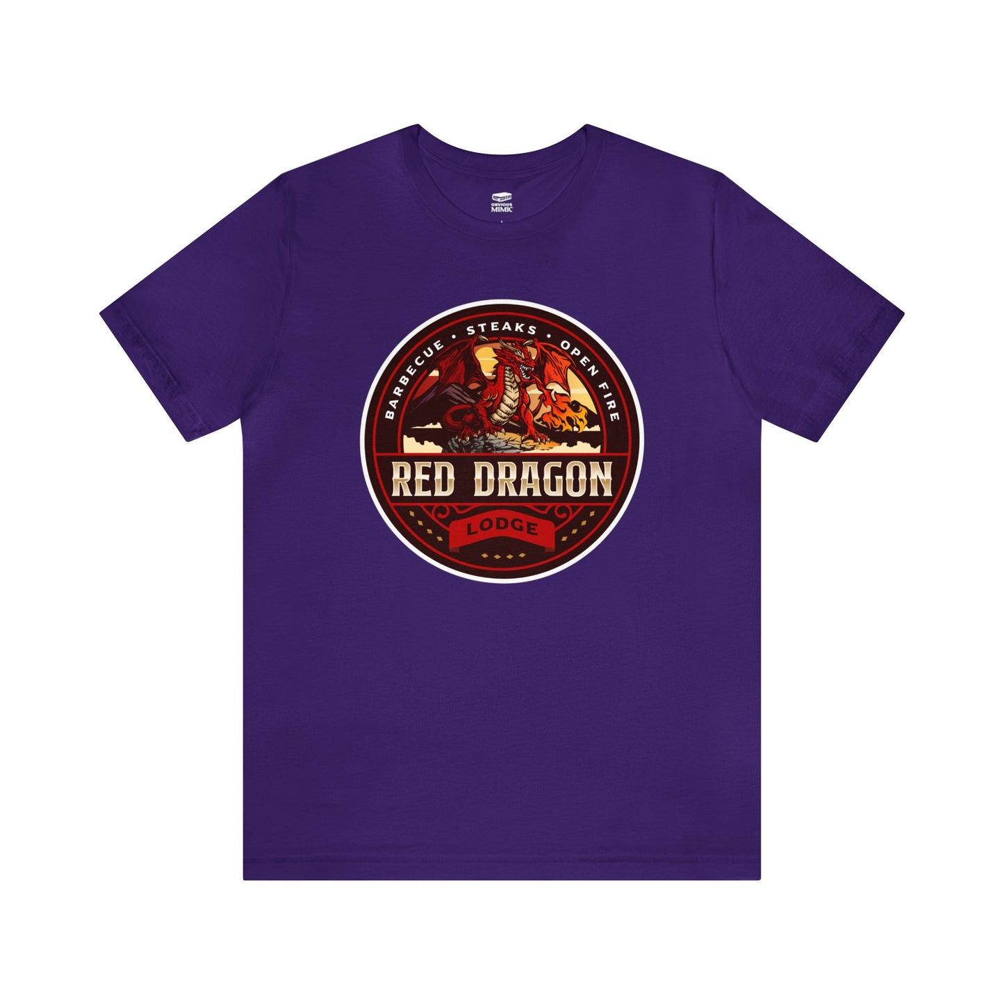 Red Dragon Lodge | Side Hustle Collection | Retail Fit Fantasy Geek Cotton T-shirt
