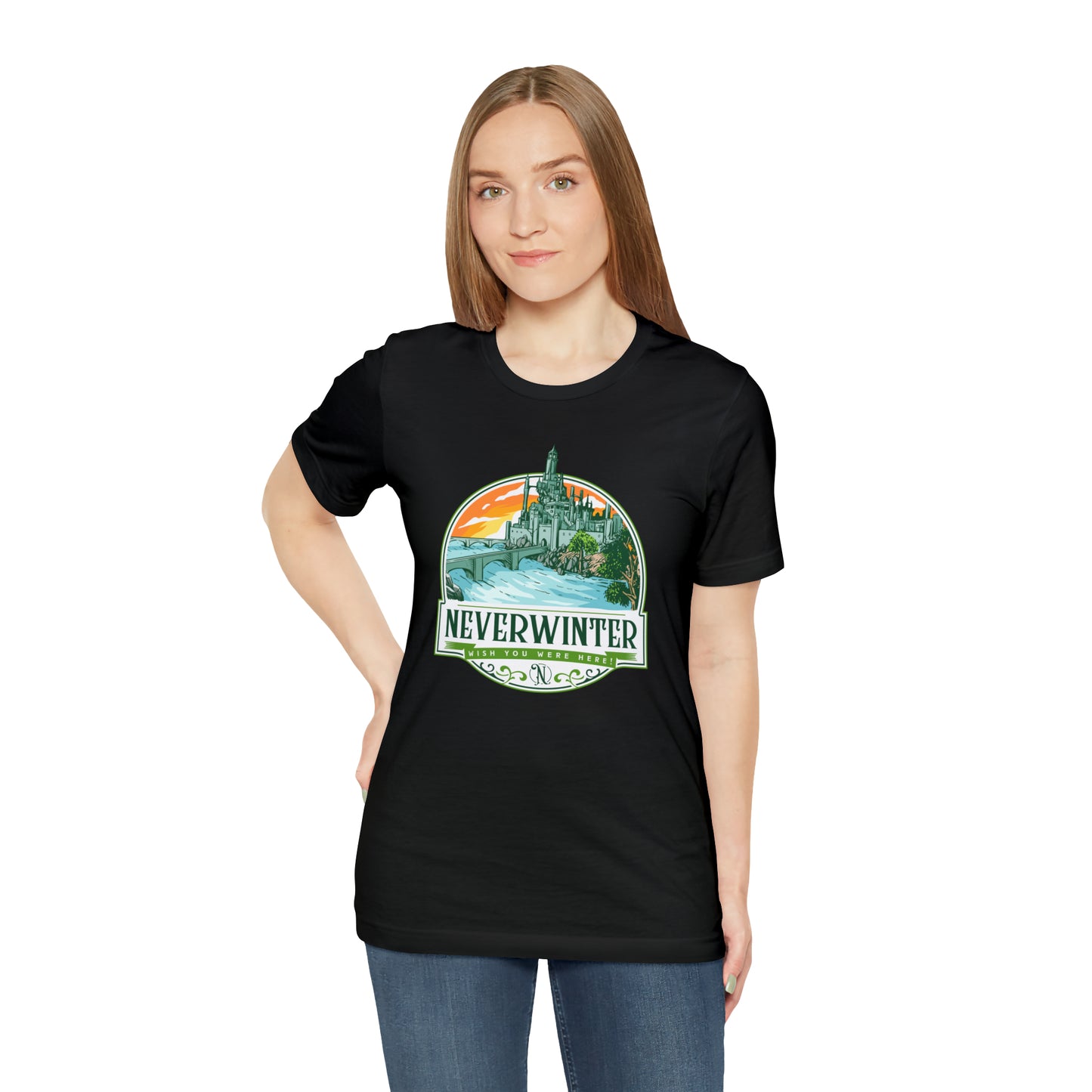 Neverwinter | Wish You Were Here Collection | Retail Fit Fantasy Geek Cotton T-shirt