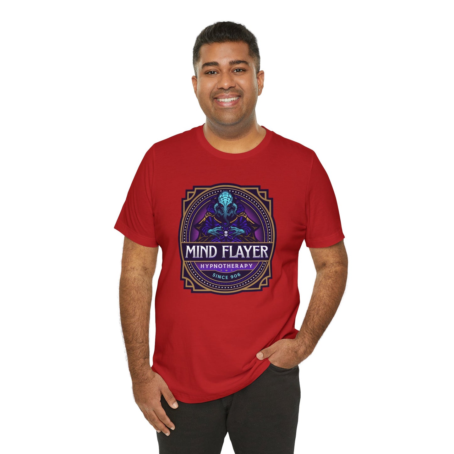 Mind Flayer Hypnotherapy | Side Hustle Collection | Retail Fit Fantasy Geek Cotton T-shirt