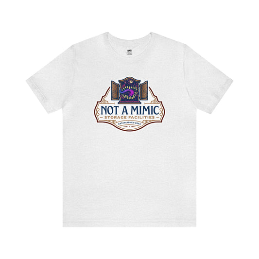 Not a Mimic Storage Facilities | Side Hustle Collection | Retail Fit Fantasy Geek Cotton T-shirt