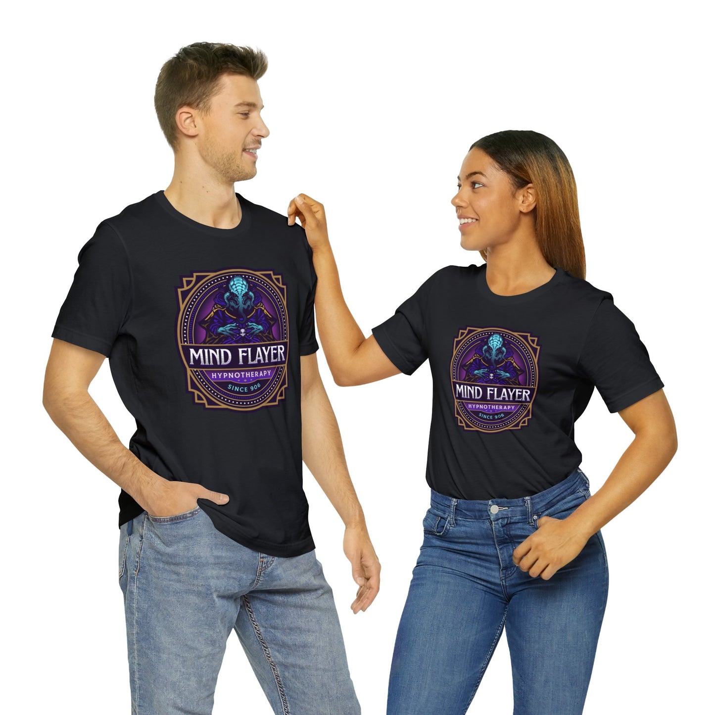 Mind Flayer Hypnotherapy | Side Hustle Collection | Retail Fit Fantasy Geek Cotton T-shirt
