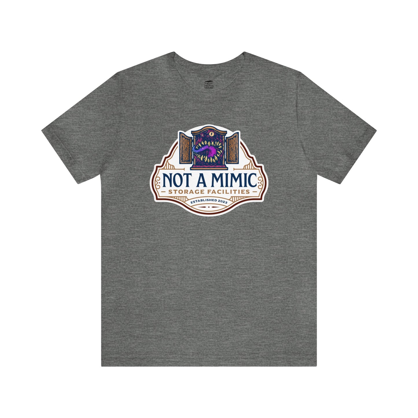 Not a Mimic Storage Facilities | Side Hustle Collection | Retail Fit Fantasy Geek Cotton T-shirt