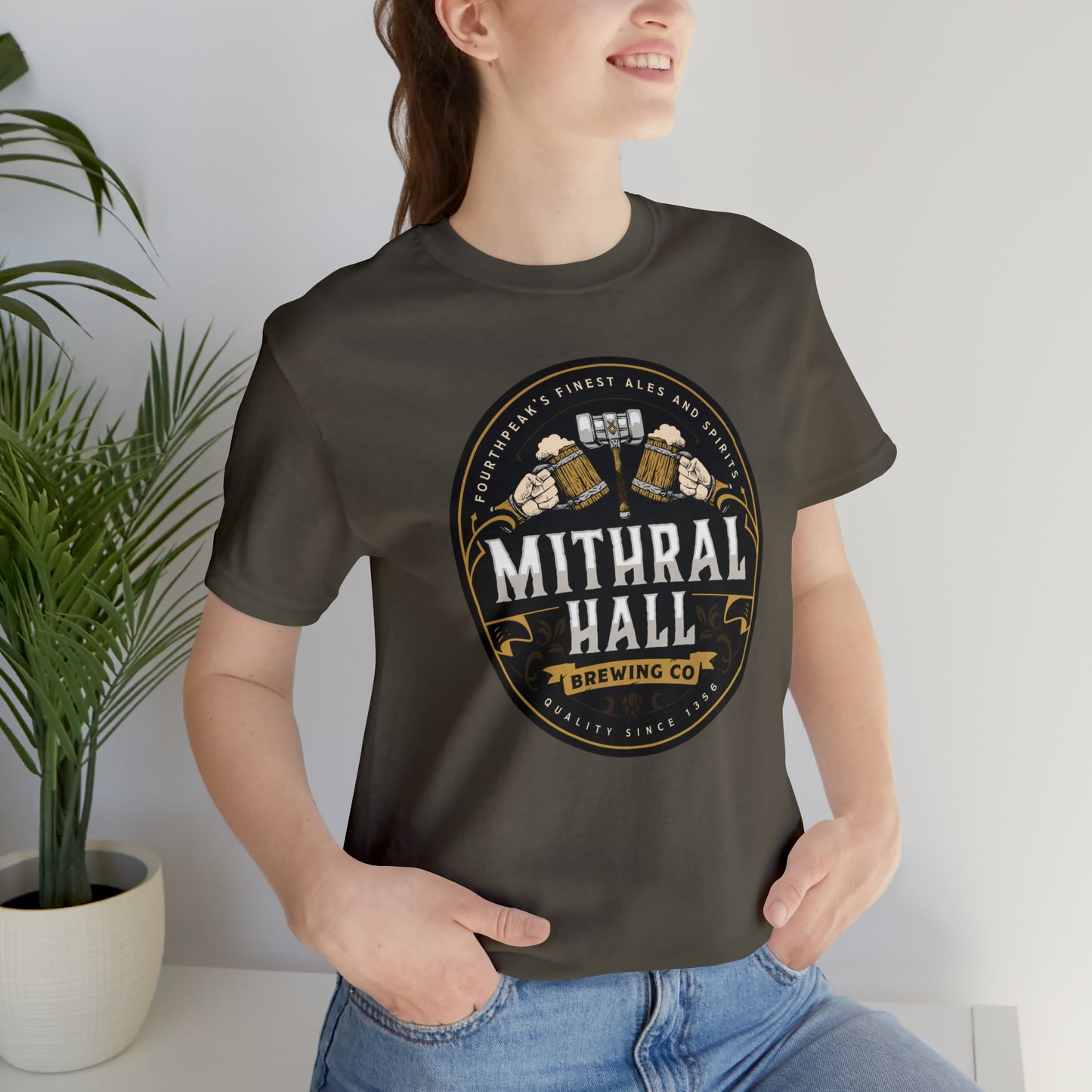 Mithral Hall | Wish You Were Here Collection | Retail Fit Fantasy Geek Cotton T-shirt