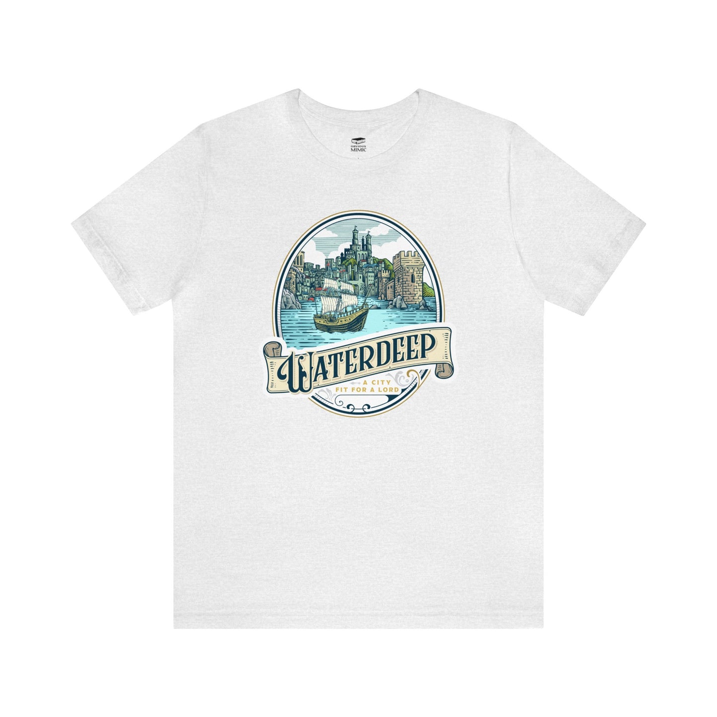 Waterdeep | Wish You Were Here Collection | Retail Fit Fantasy Geek Cotton T-shirt